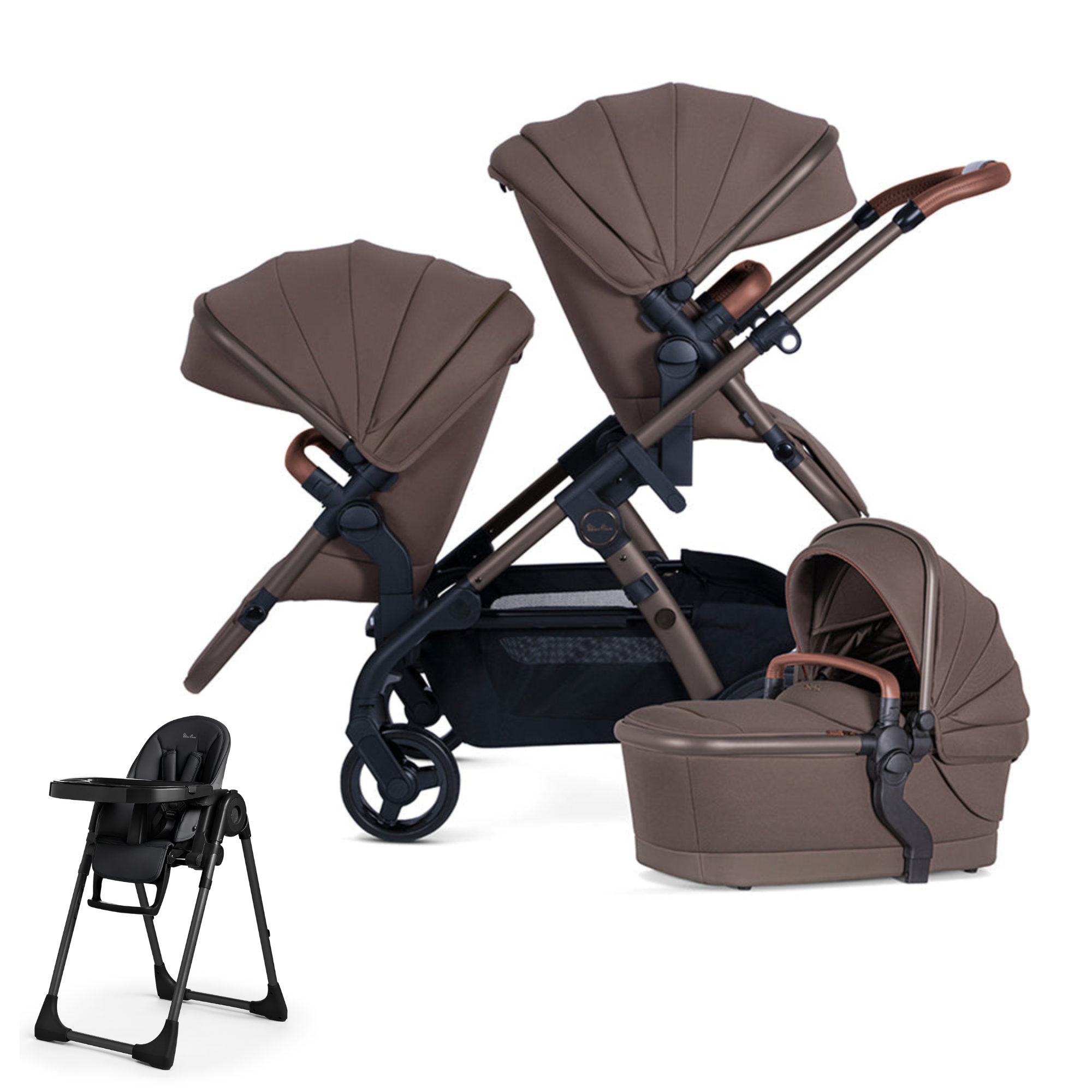 Silver Cross Wave 3 Caramel (incl tandem seat) |FREE Chair RRP $599
