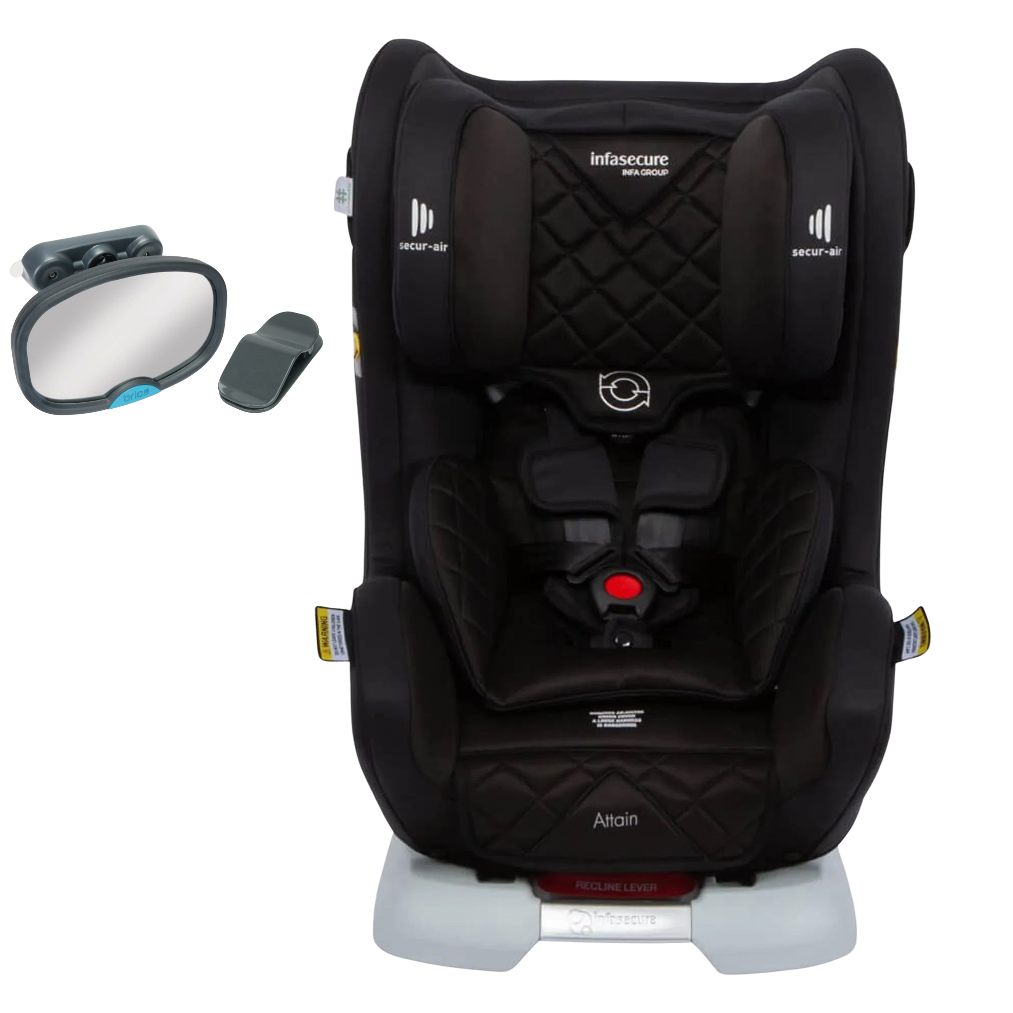 Infasecure ATTAIN More (0-4 yrs ISOFIX) Dusk Free Munchkin Mirror