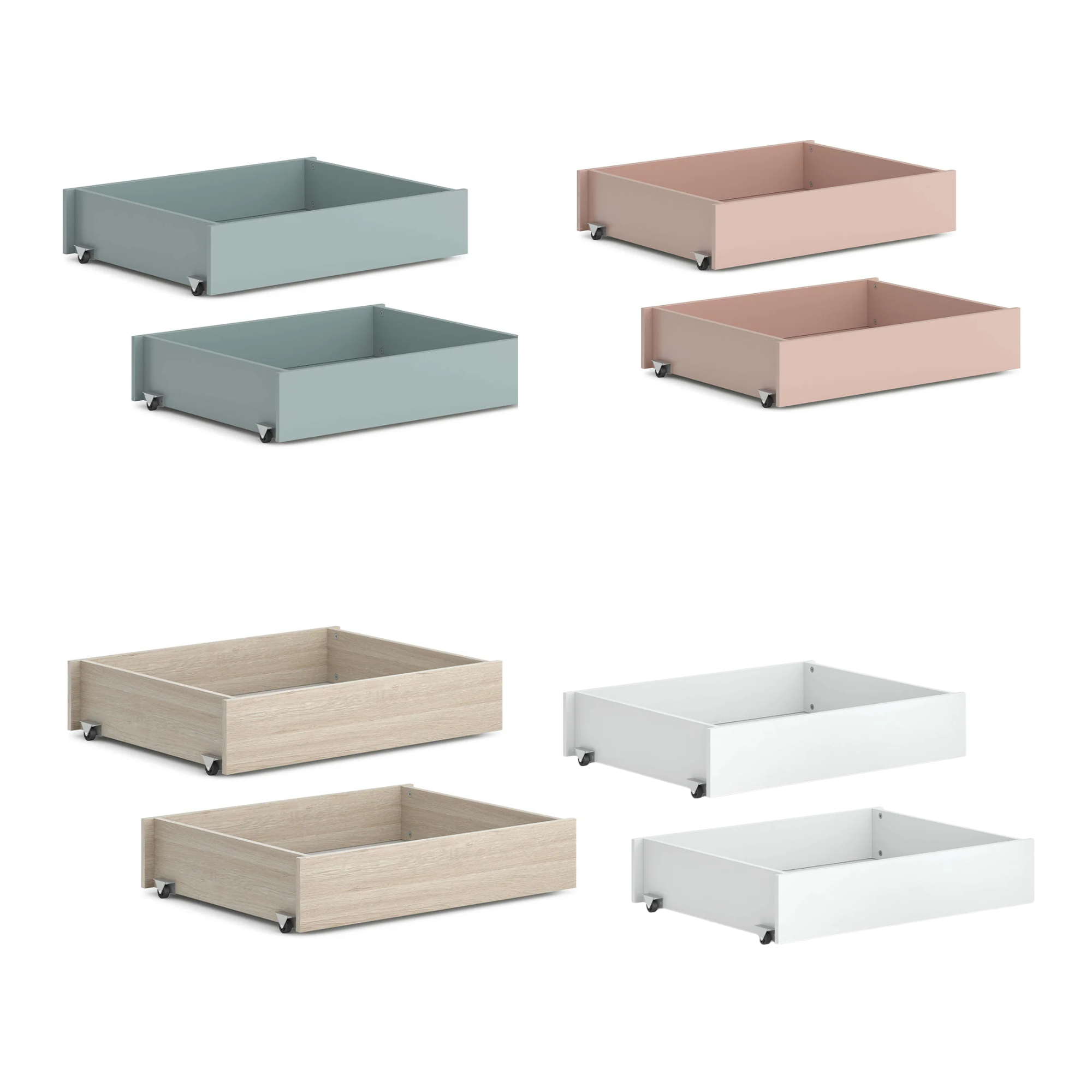 Boori Neat Under Bed Storage Drawer 2pk