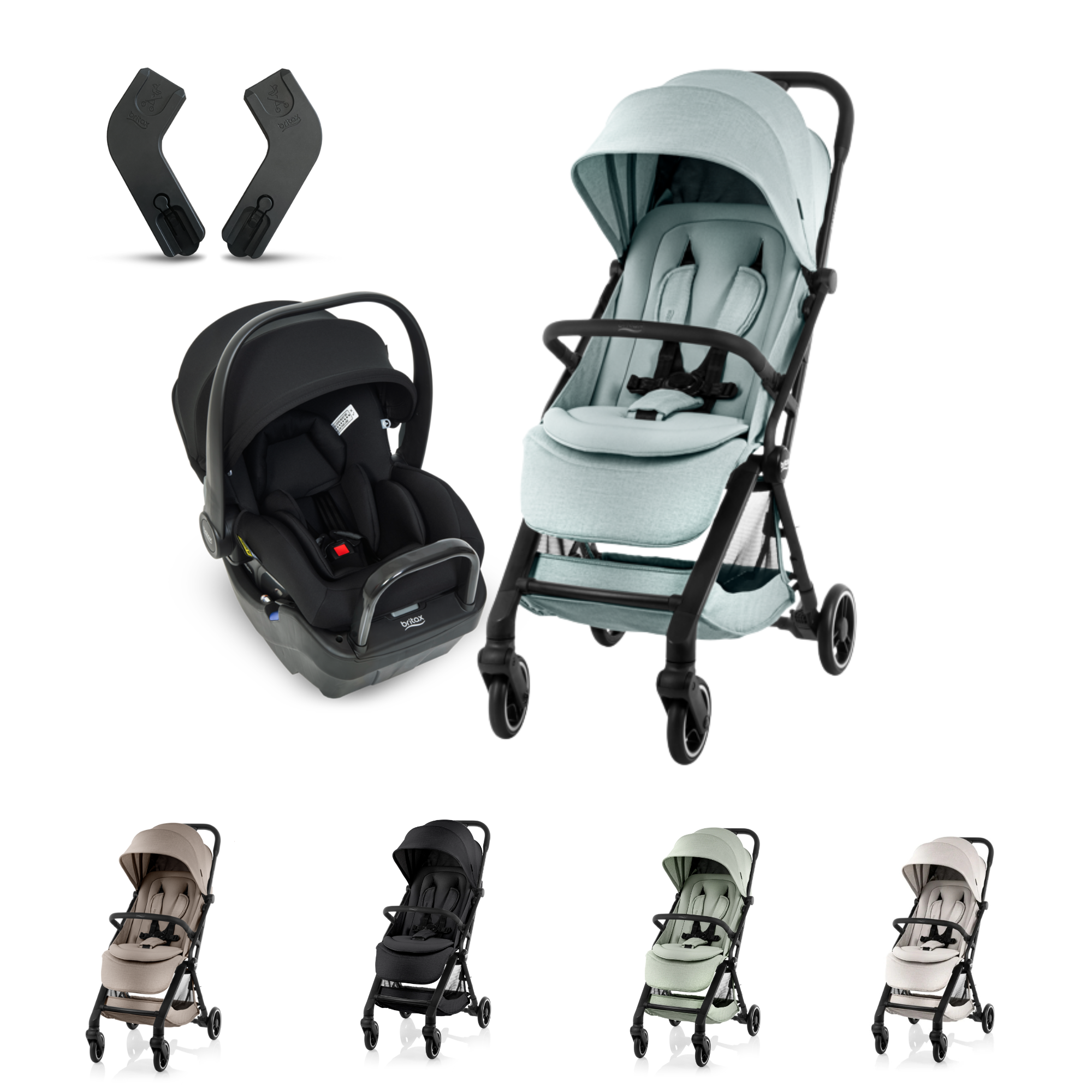 Britax Flylite Travel Stroller + Bpod Capsule - Tiny Tots Baby Store