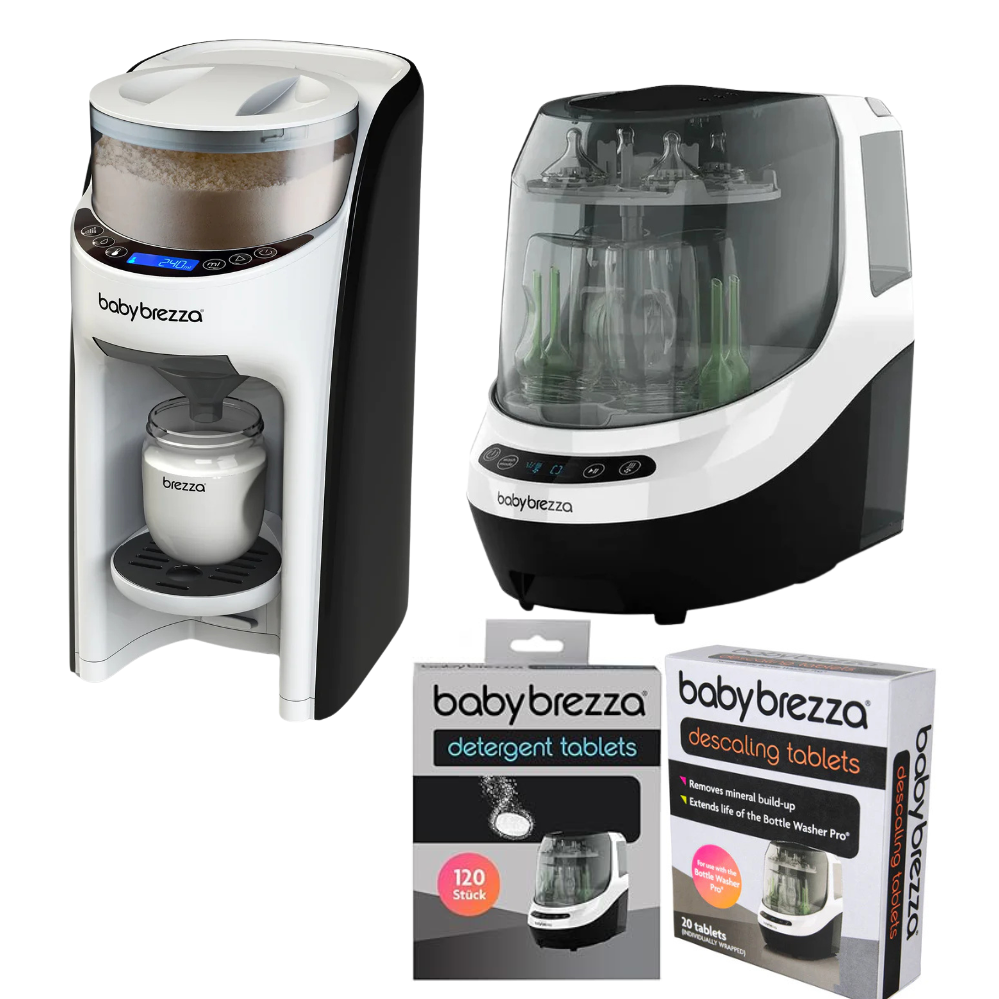 Baby Brezza Wash and Prepare Bundle ( 4 Item Package) - Tiny Tots Baby Store