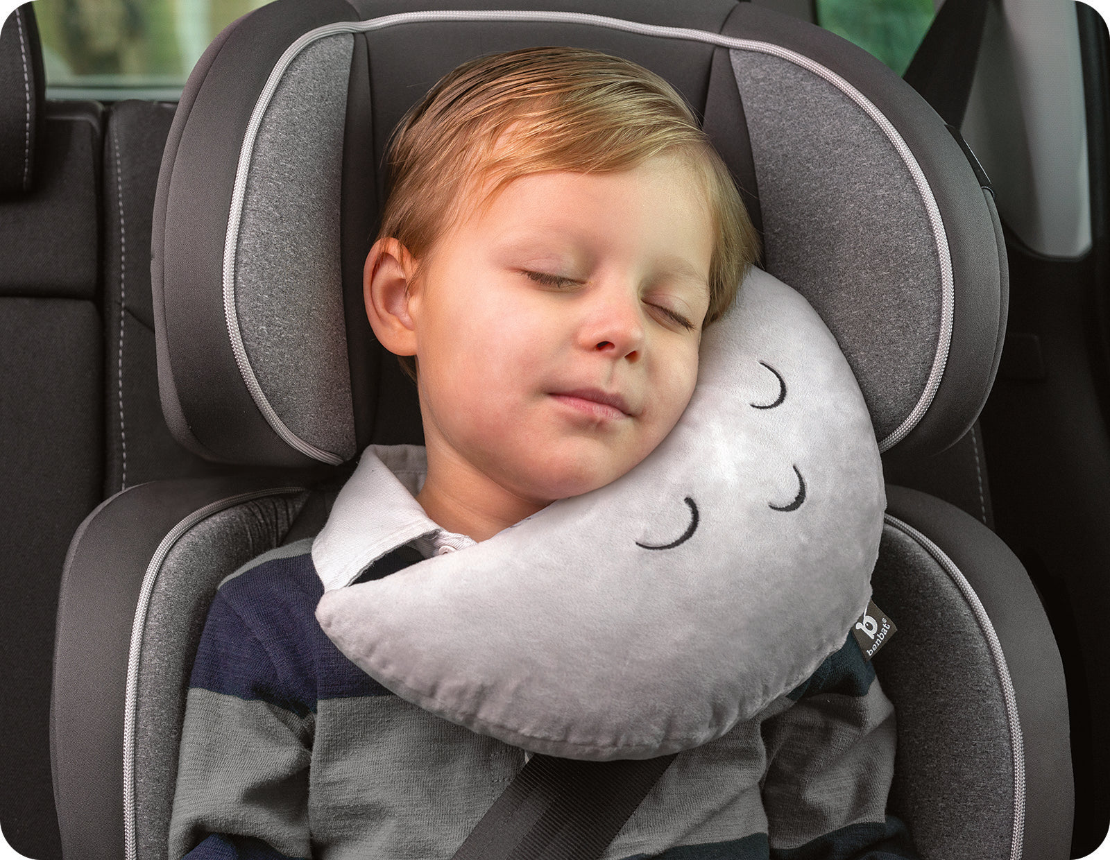 BenBat Mooni Travel Pillow & Seatbelt Cushion for Infants & Children