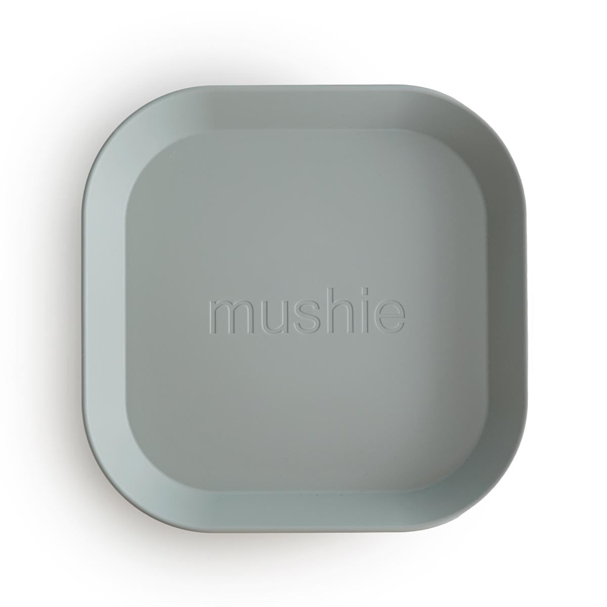 Mushie Square Dinner Plates 2 Pack - Tiny Tots Baby Store