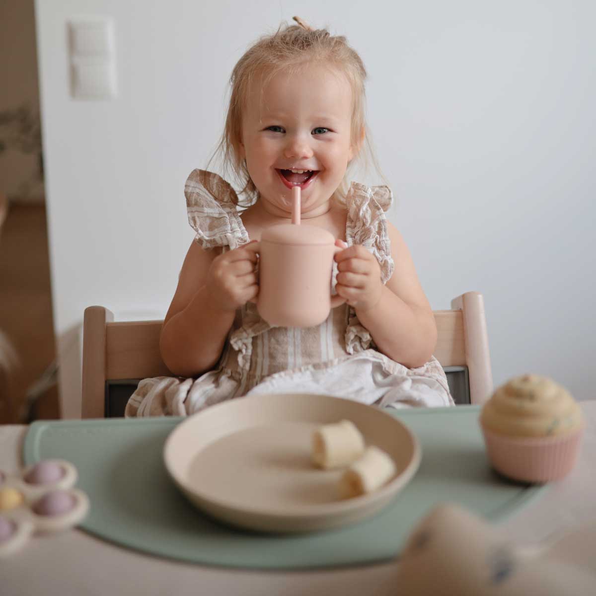 Mushie PP Plates 2 Pack - Tiny Tots Baby Store