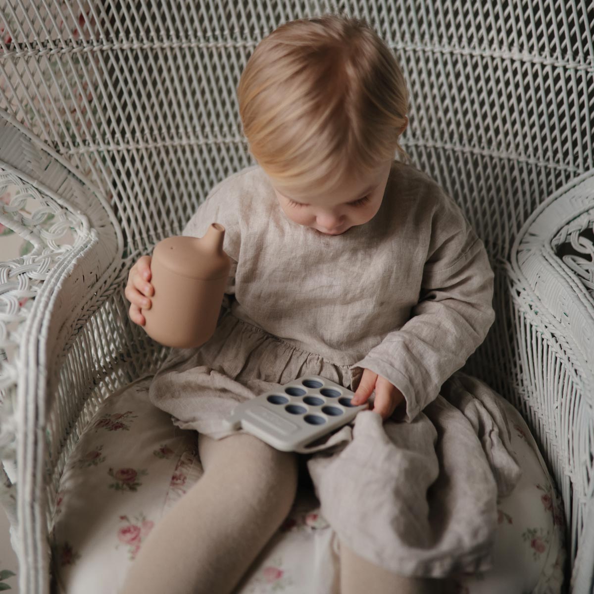 Mushie Phone press Toy - Tiny Tots Baby Store