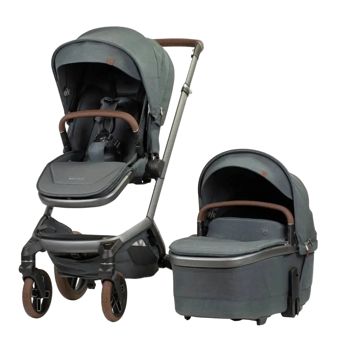 Maxi Cosi Fame Stroller and Bassinet - Twillic Graphite
