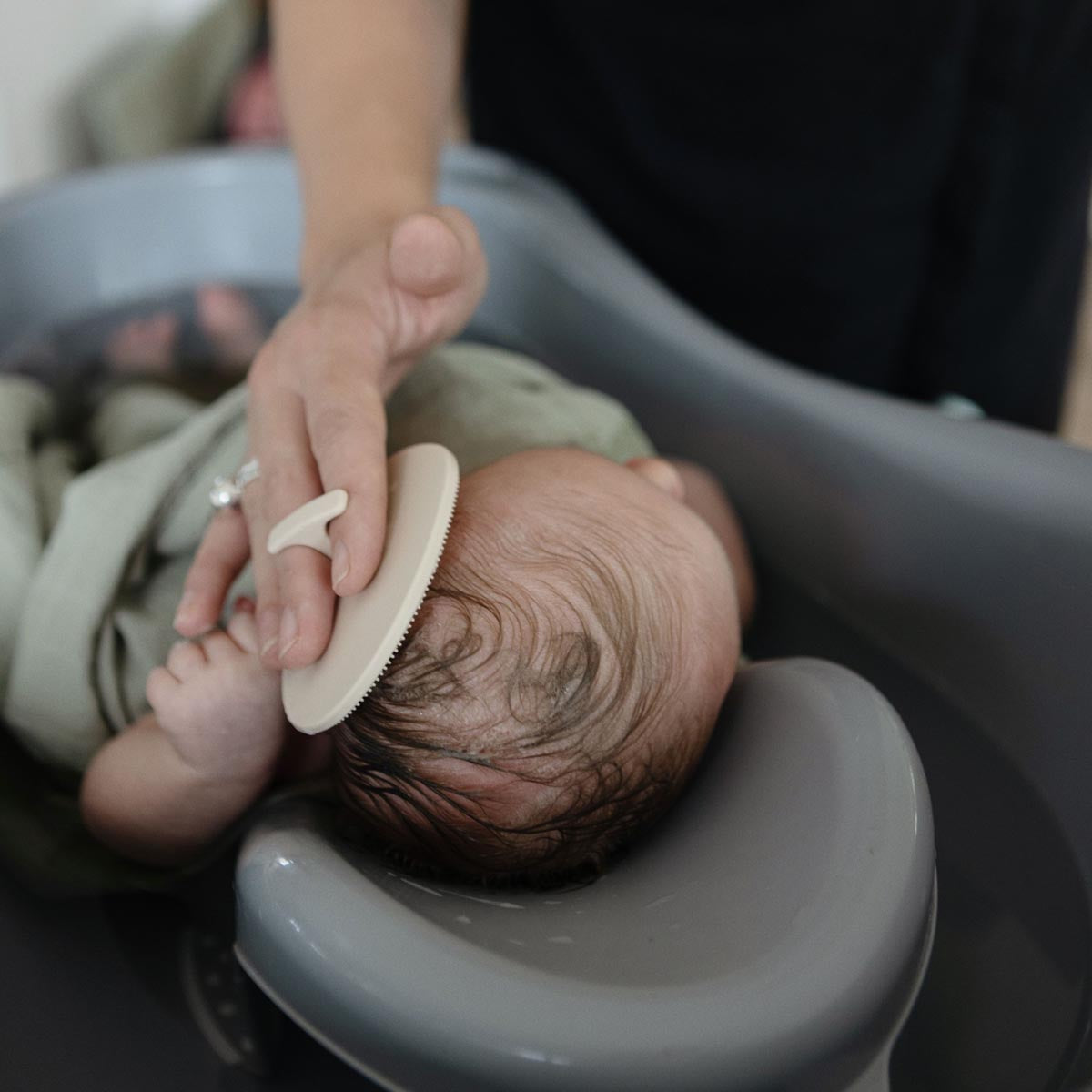 Mushie Cradle Cap Brush - Tiny Tots Baby Store