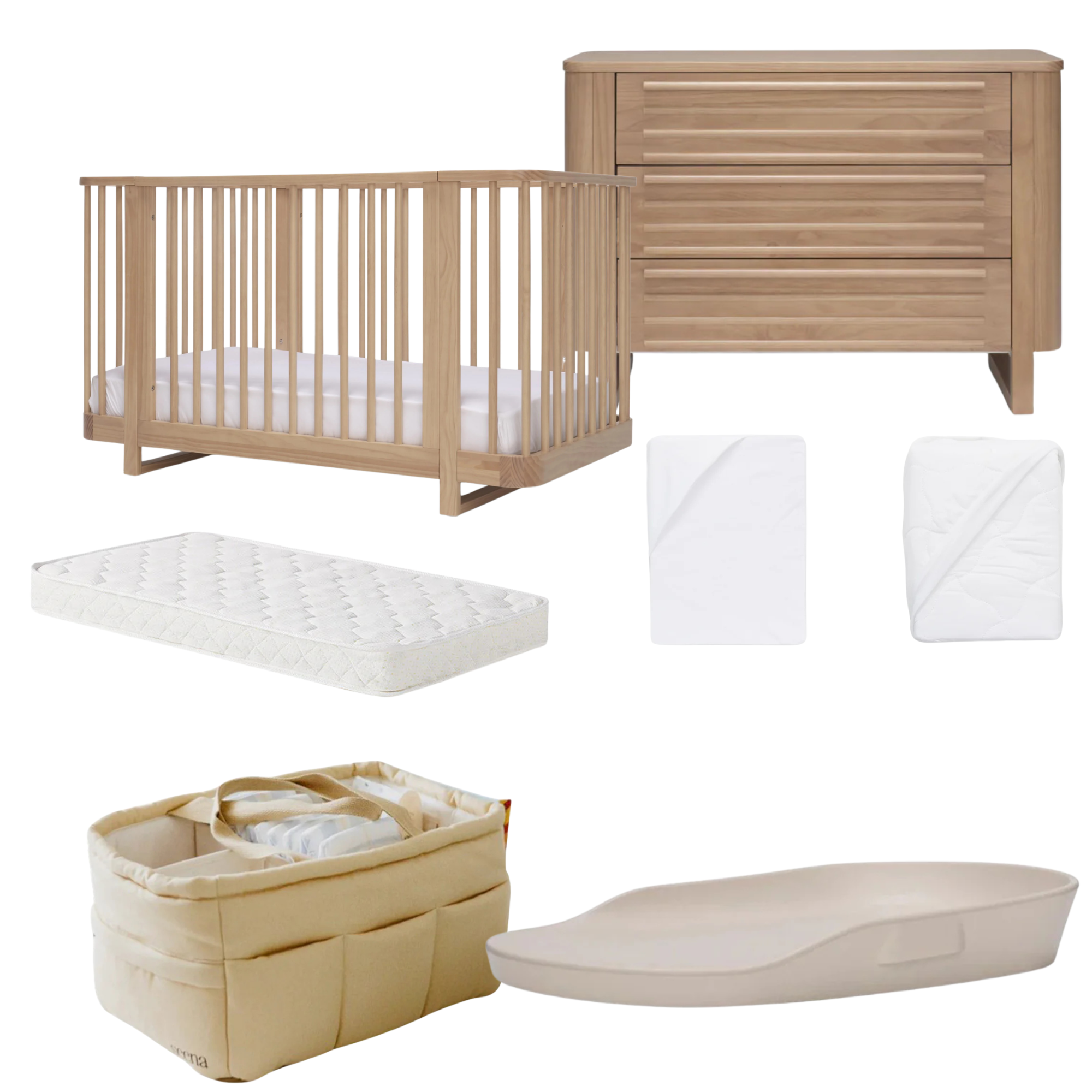 Seena Pisa Nursery package 6 PC - Sandstone | ETA July