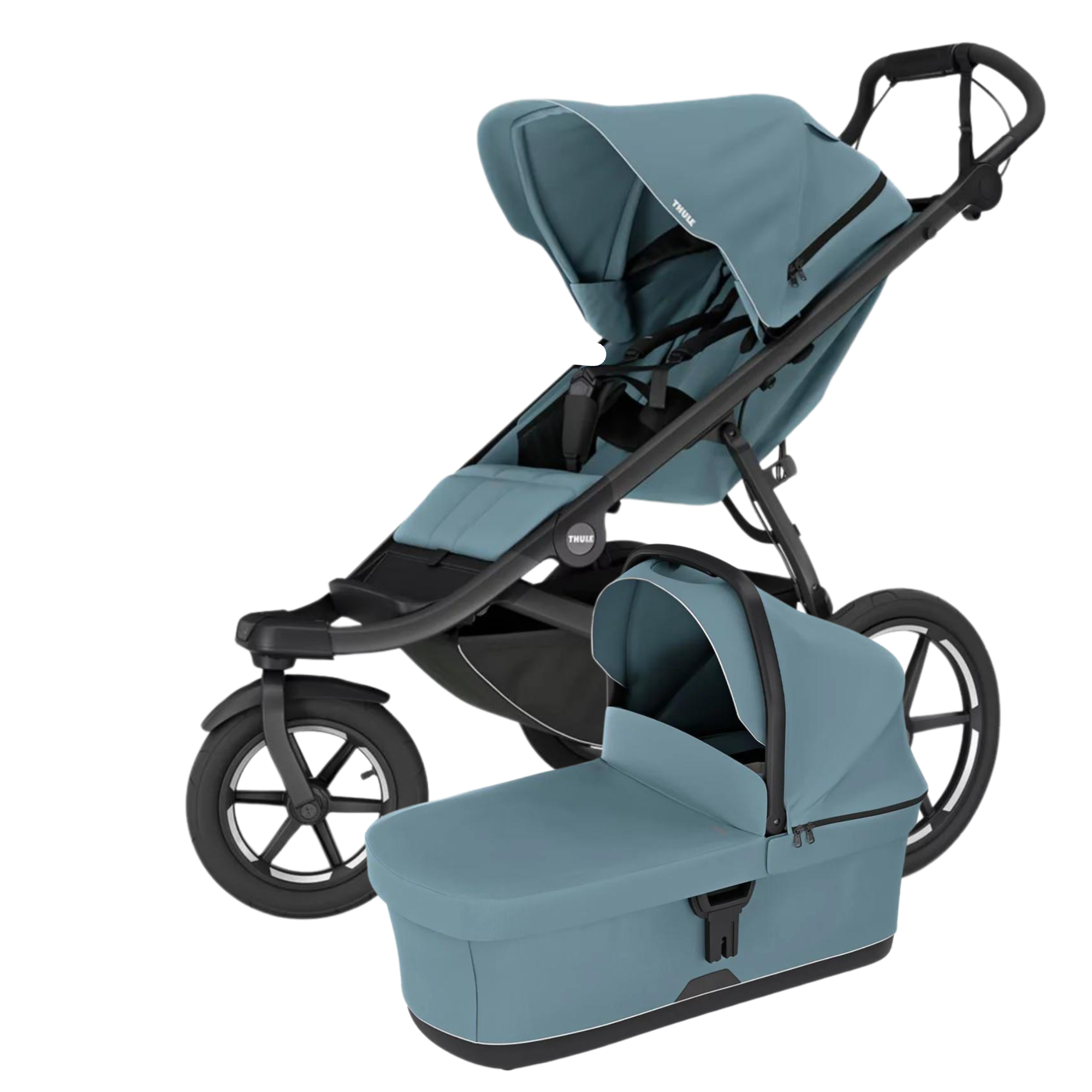 Thule Urban Glide 3 Stroller + Bassinet Mid-Blue | Limited OFFER Bumper Bar $74.95