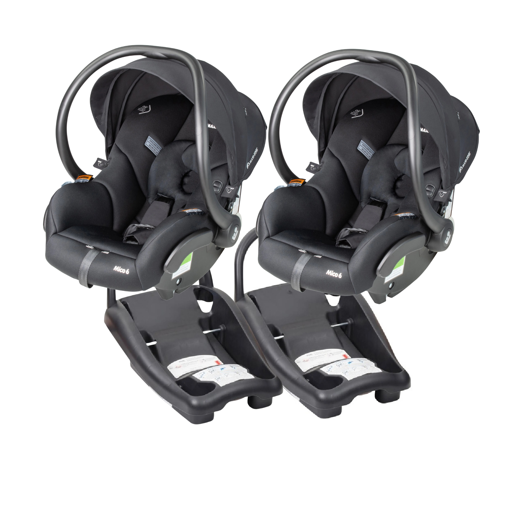 Maxi-Cosi Mico 6 Infant Capsule (Non Isofix) Black | SAVE 2PK