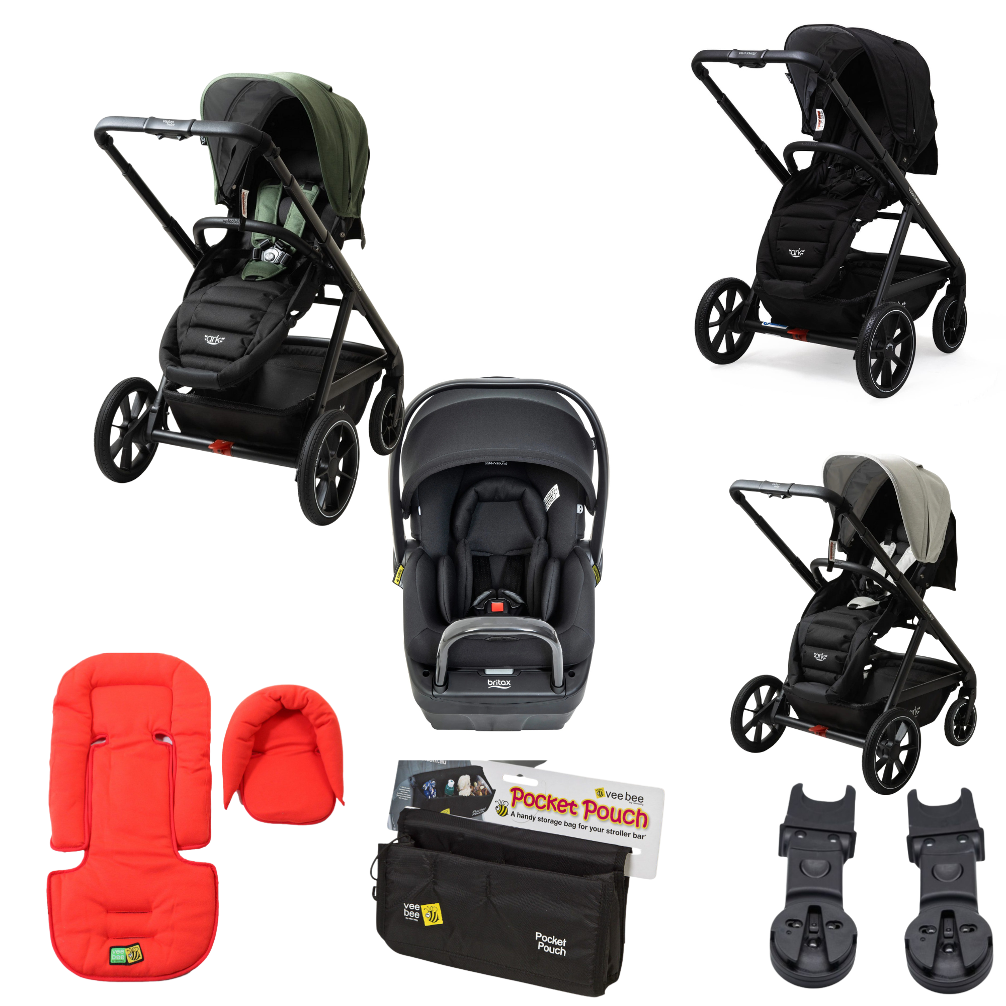 Valcobaby ARK BPod Lite Travel System Inc Adapters
