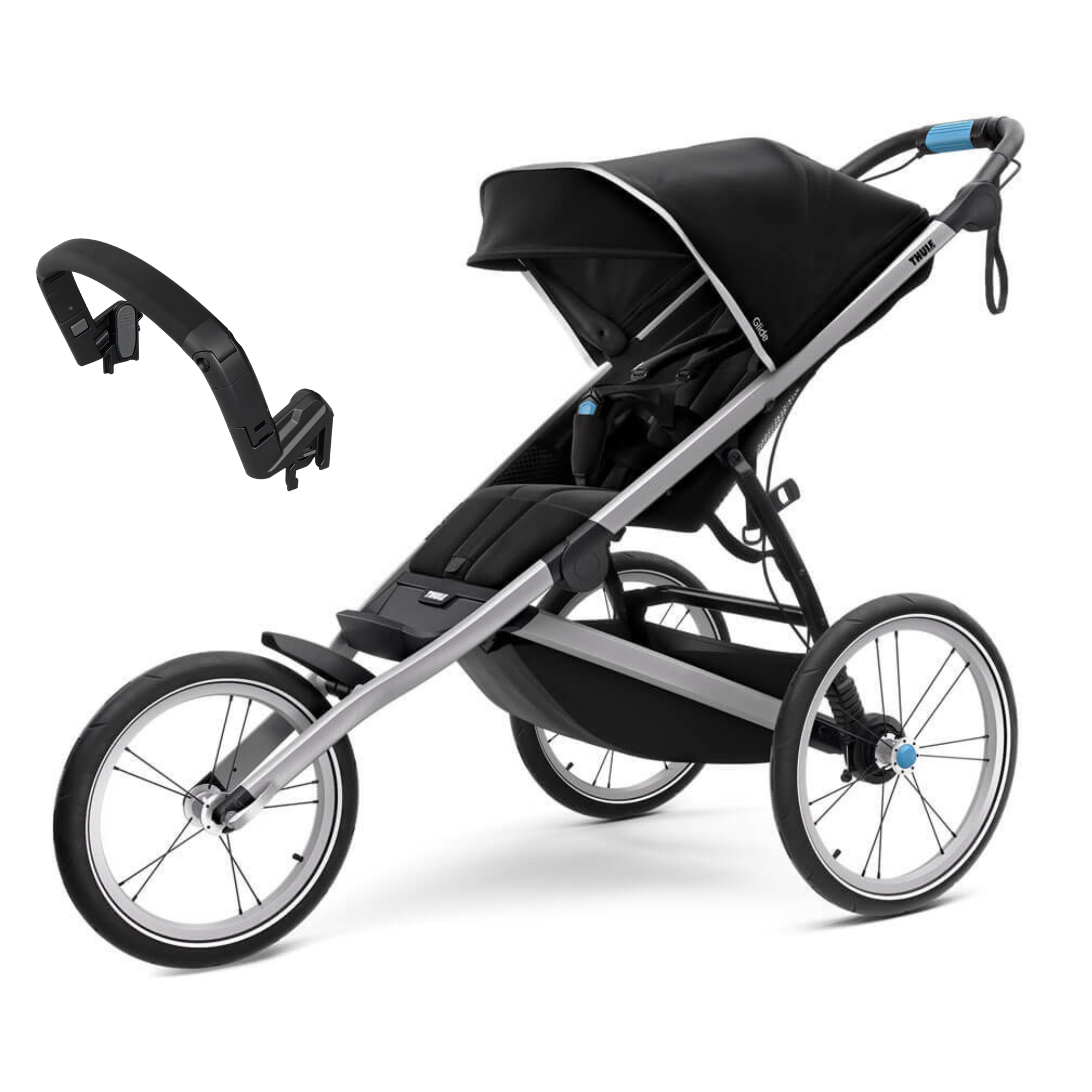 Thule Glide 2 Running Stroller FREE Bumper Bar Intro Offer ETA Early Jan Tiny Tots Baby Store