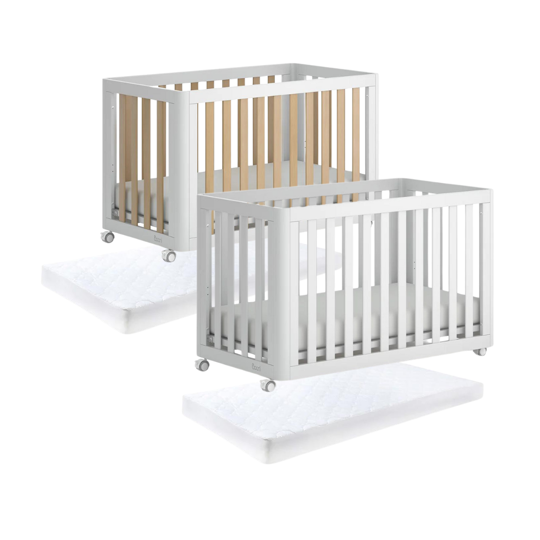 Boori Turin Compact Cot+Pocket Spring Mattress - Tiny Tots Baby Store 