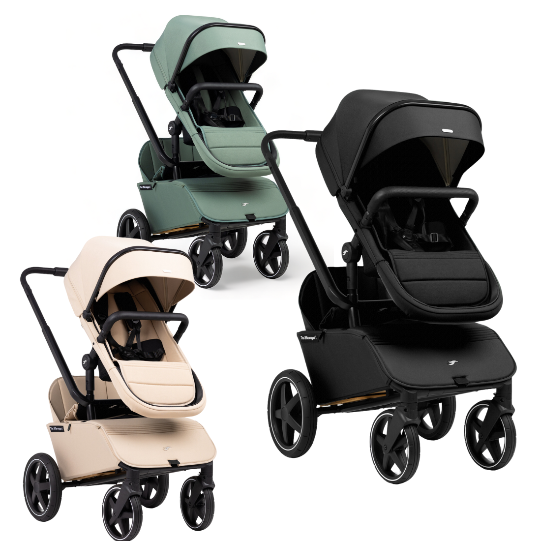 The Jiffle 2  DUO Stroller and wagon 6 in 1 combination - Tiny Tots Baby Store 