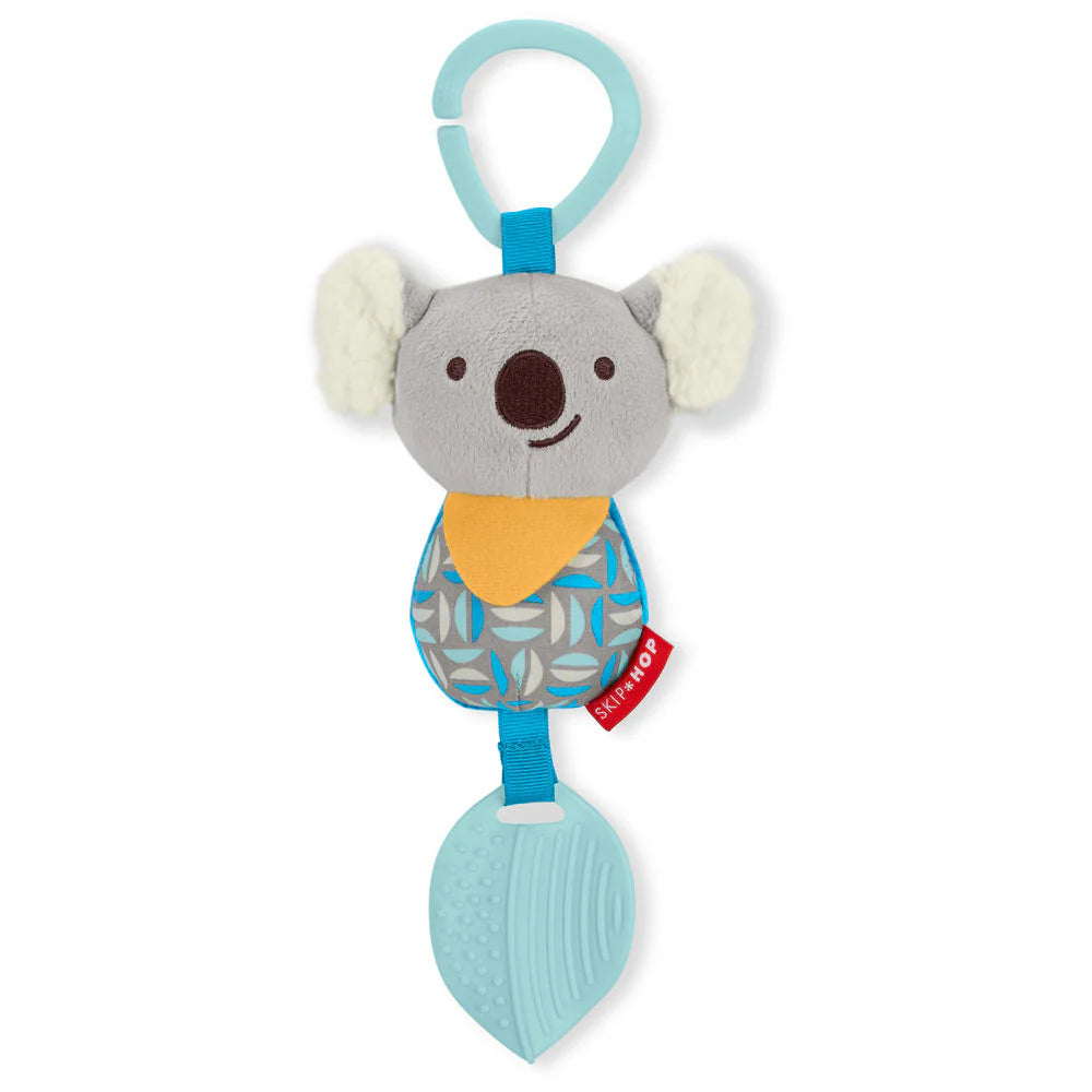Skip Hop Bandana Buddies Chime & Teethe Baby Toy - Koala