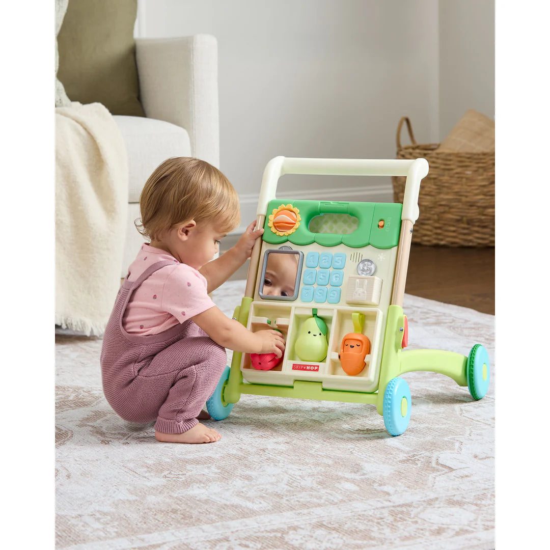 SKIP HOP FARMSTAND GROW ALONG 5-IN-1 ACTIVITY WALKER