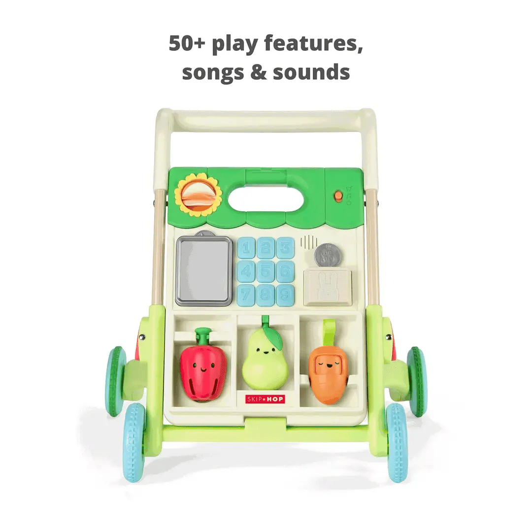 SKIP HOP FARMSTAND GROW ALONG 5-IN-1 ACTIVITY WALKER