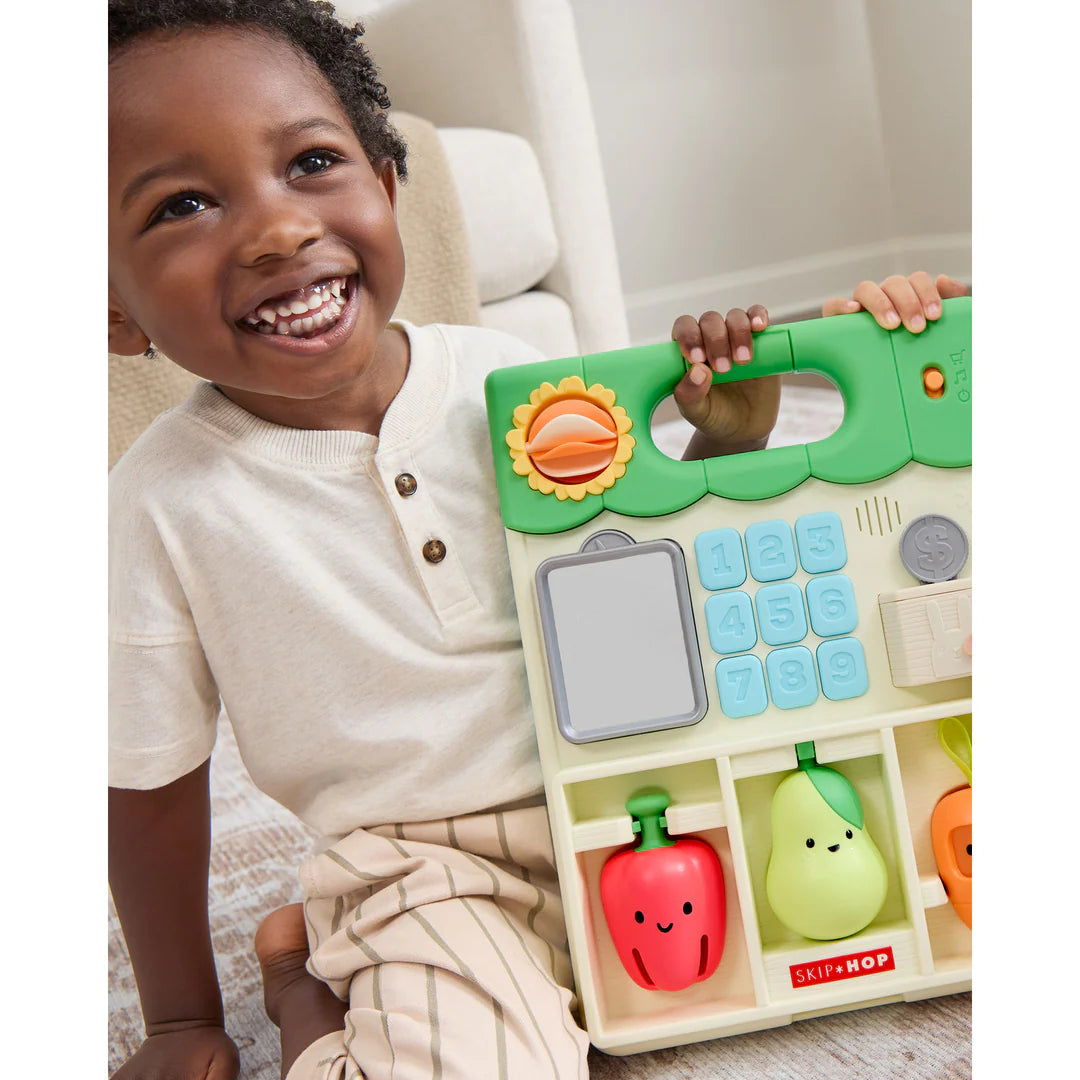 SKIP HOP FARMSTAND GROW ALONG 5-IN-1 ACTIVITY WALKER