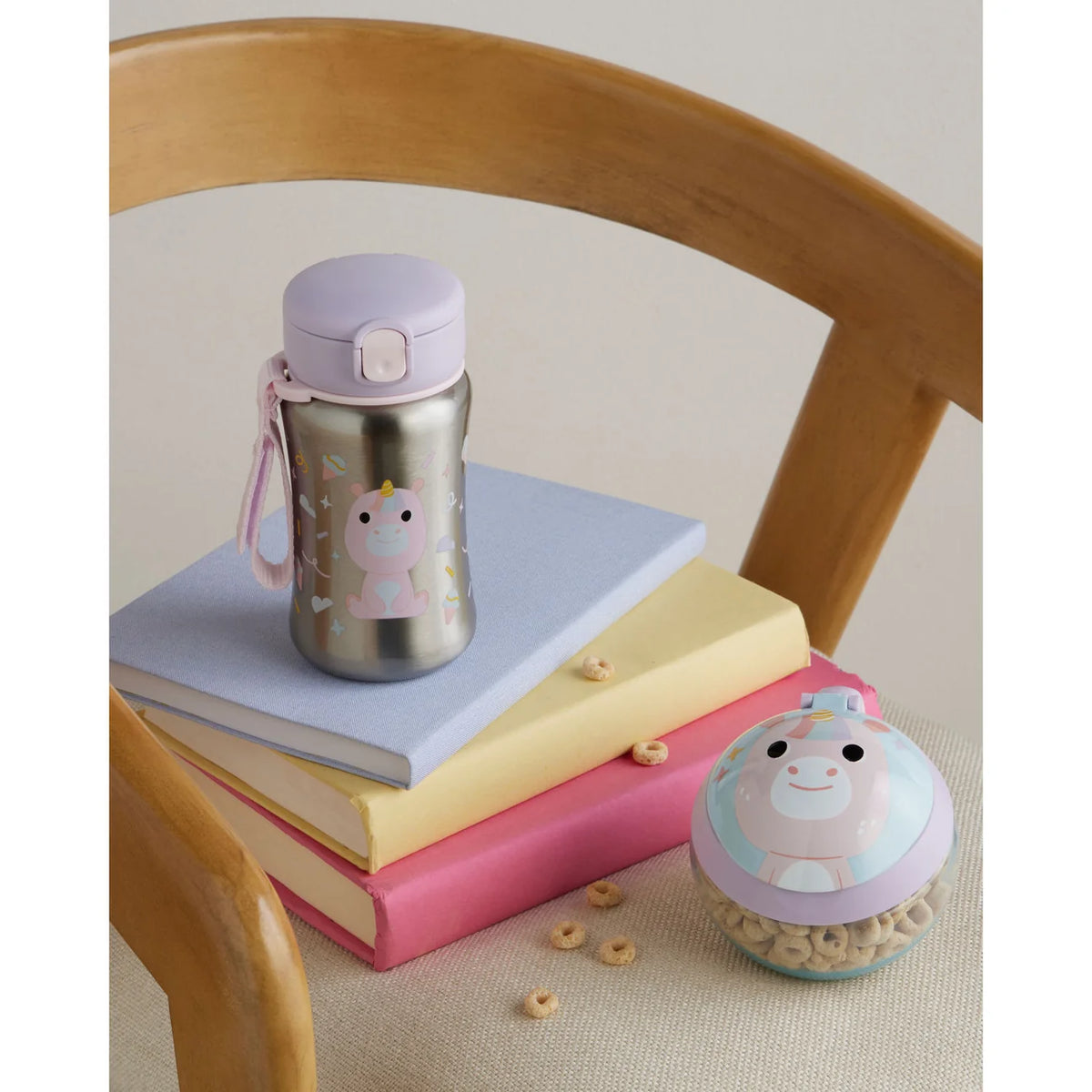 Skip Hop Besties Squad Stainless Steel Straw Bottle - Unicorn
