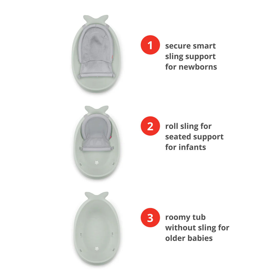 Skip Hop Moby Smart Sling 3 Stage Bath - SAGE