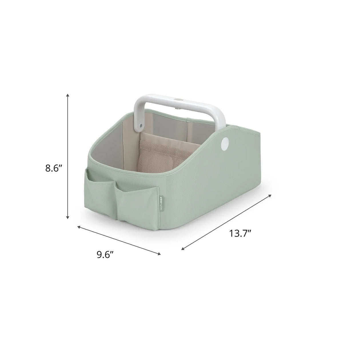 Skip Hop Nursery Style Light Up Diaper Caddy - Sage