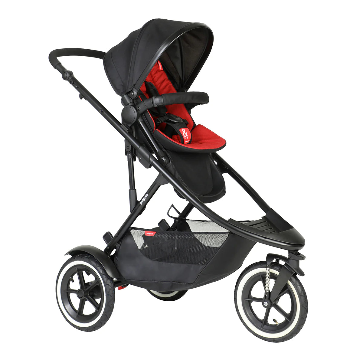 Phil&Teds sport verso sporty& modular inline® DOUBLE Stroller (Free Liner Worth 78.95)