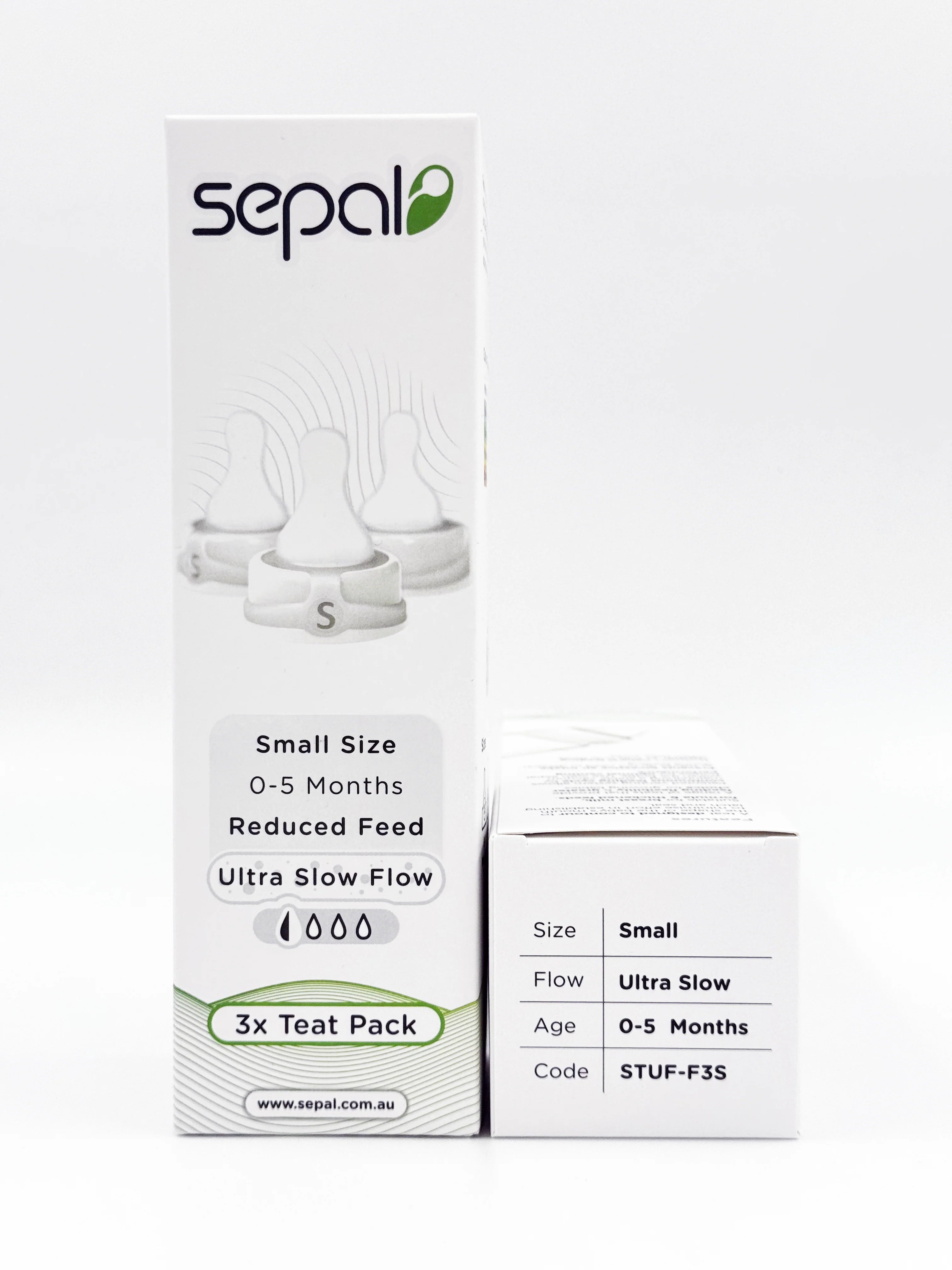 Sepal 3 Pack Teats Small Teat | Ultra Slow Flow