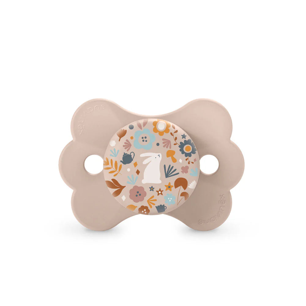 Suavinex Wonderland Butterfly SX Pro Soother 6-18 Months- LIBERTY DUSTY PINK