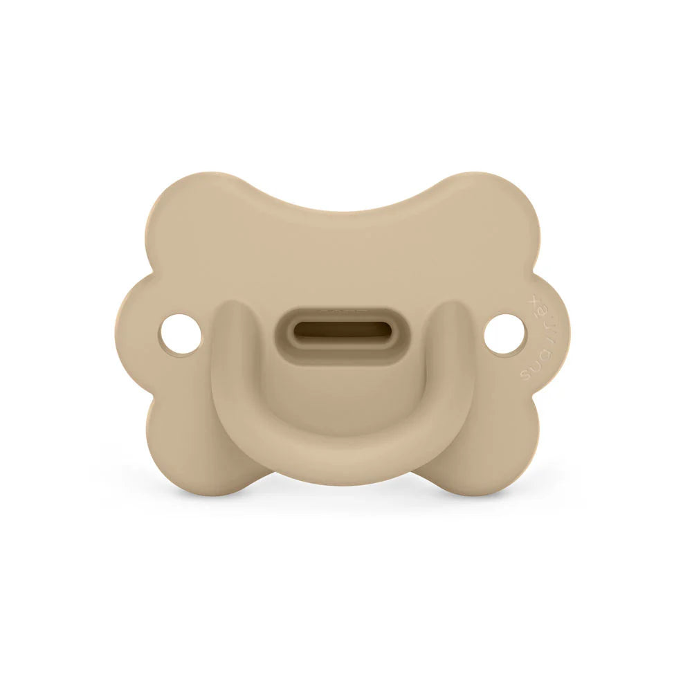 Suavinex Colour Essence Butterfly All Silicone SX Pro Soother 6-18 Months - Irish Cream