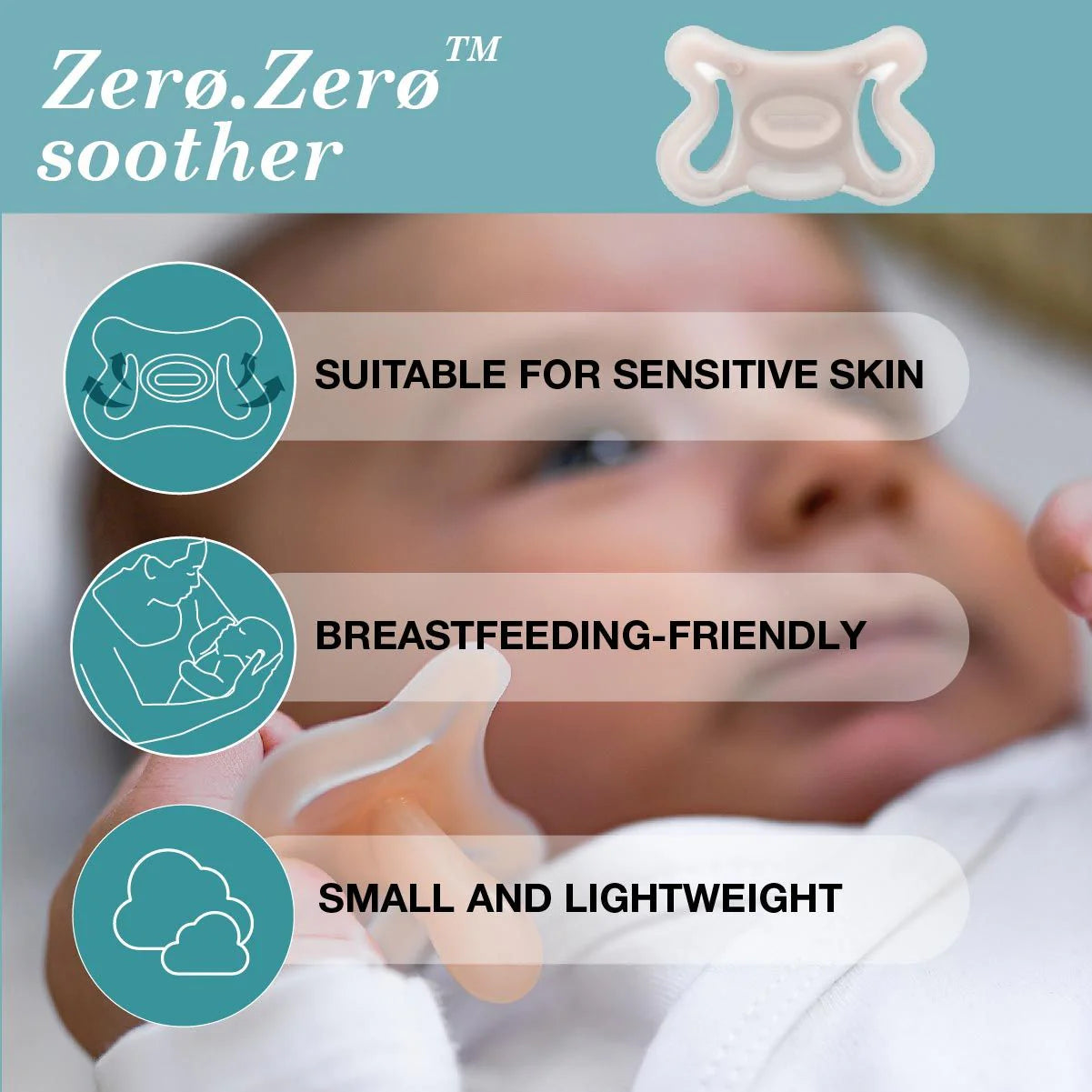 Suavinex Zero Zero Physiological Silicone Soother 6-18 Months
