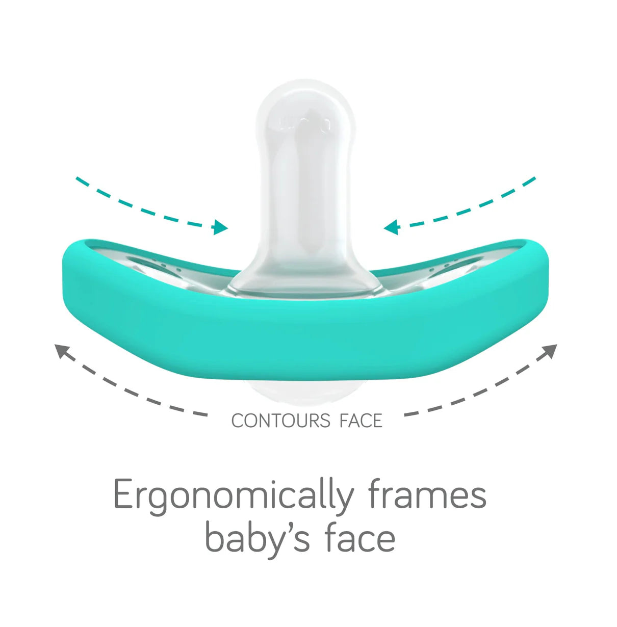 Nanobebe Flexy Pacifier Twin-Pack - White