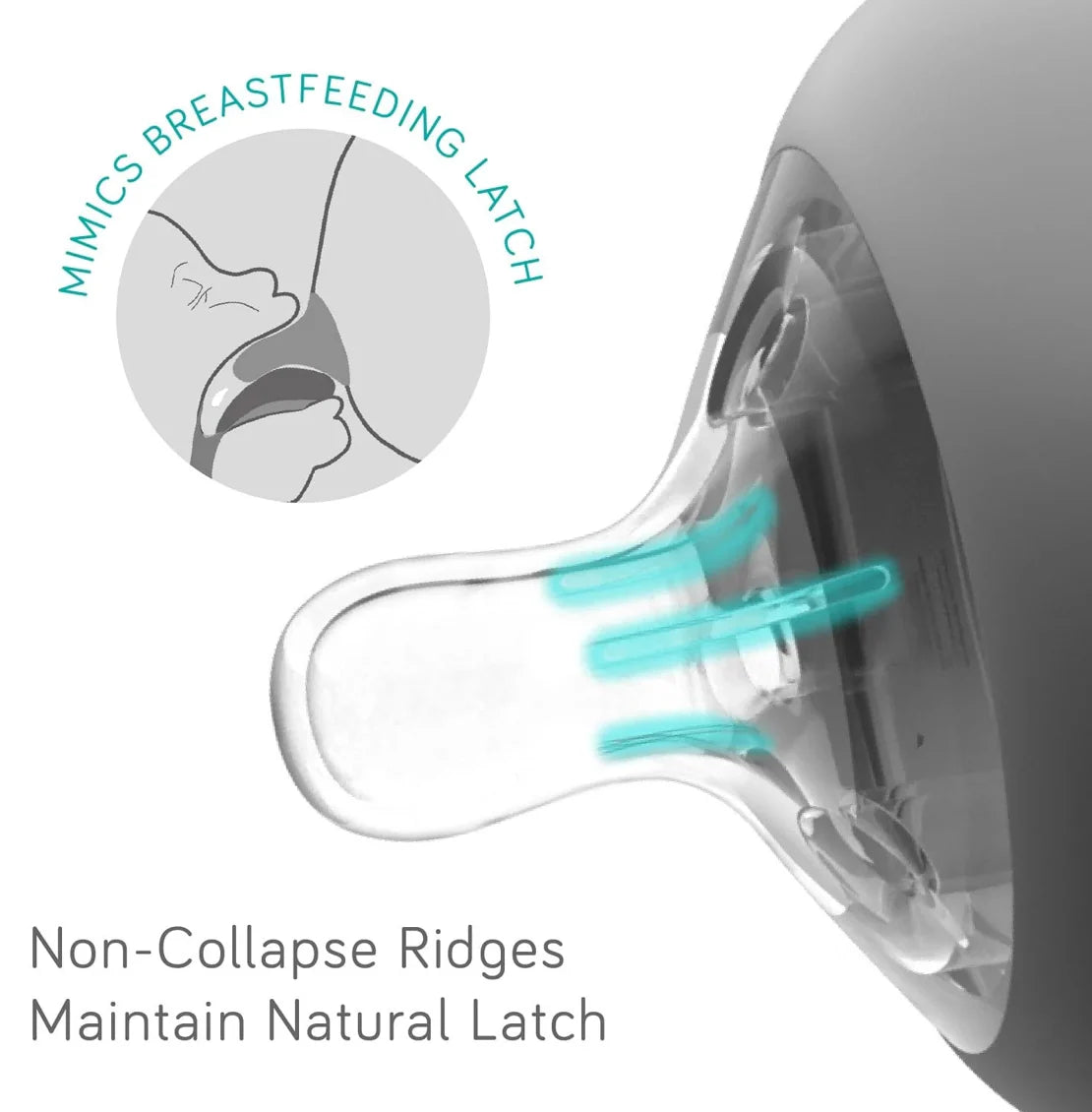 Nanobebe Flexy Silicone Bottle 3pk- WHITE