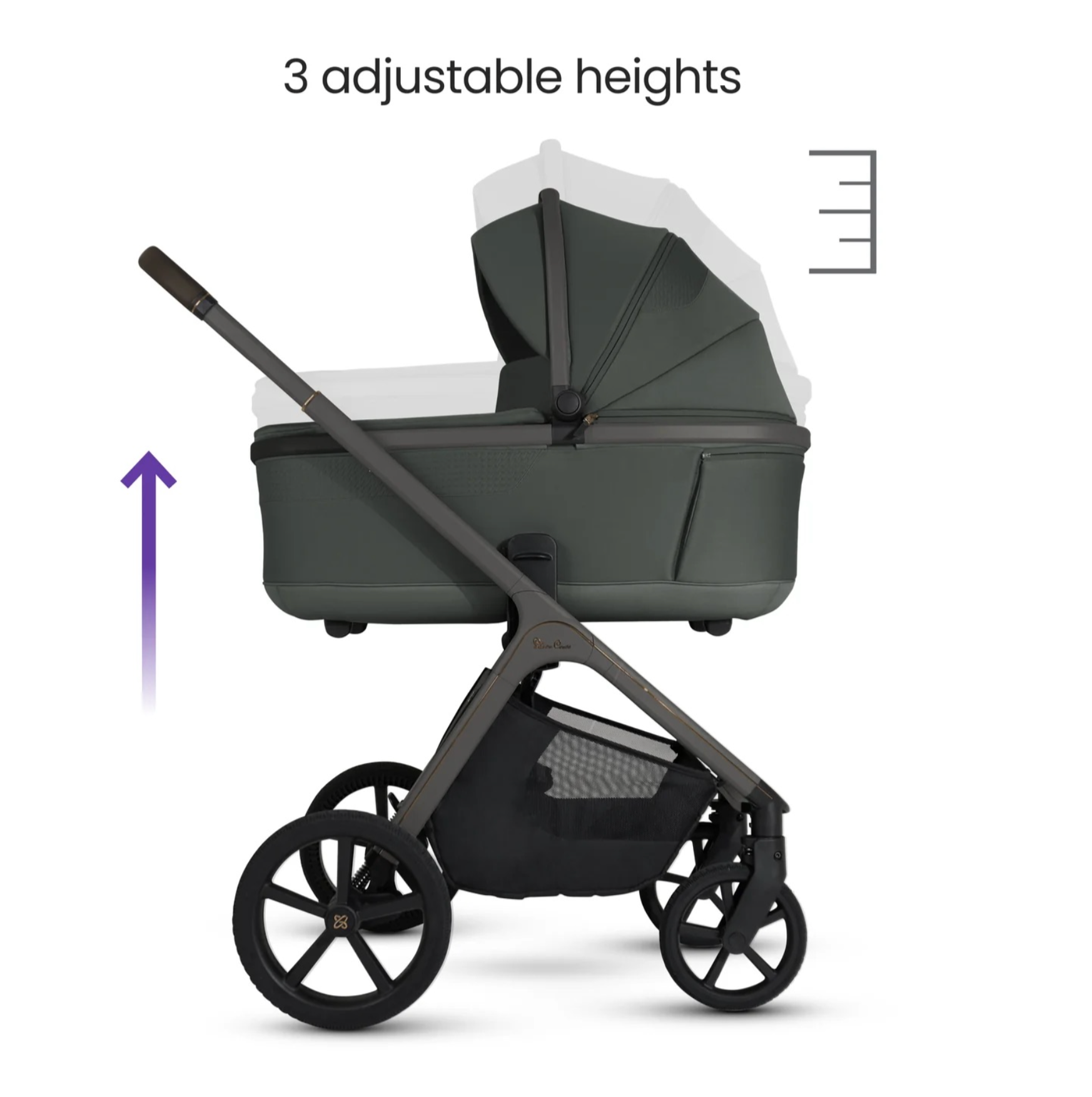 Silvercross Cove Pewter with Carrycot (6 Piece) | ETA June