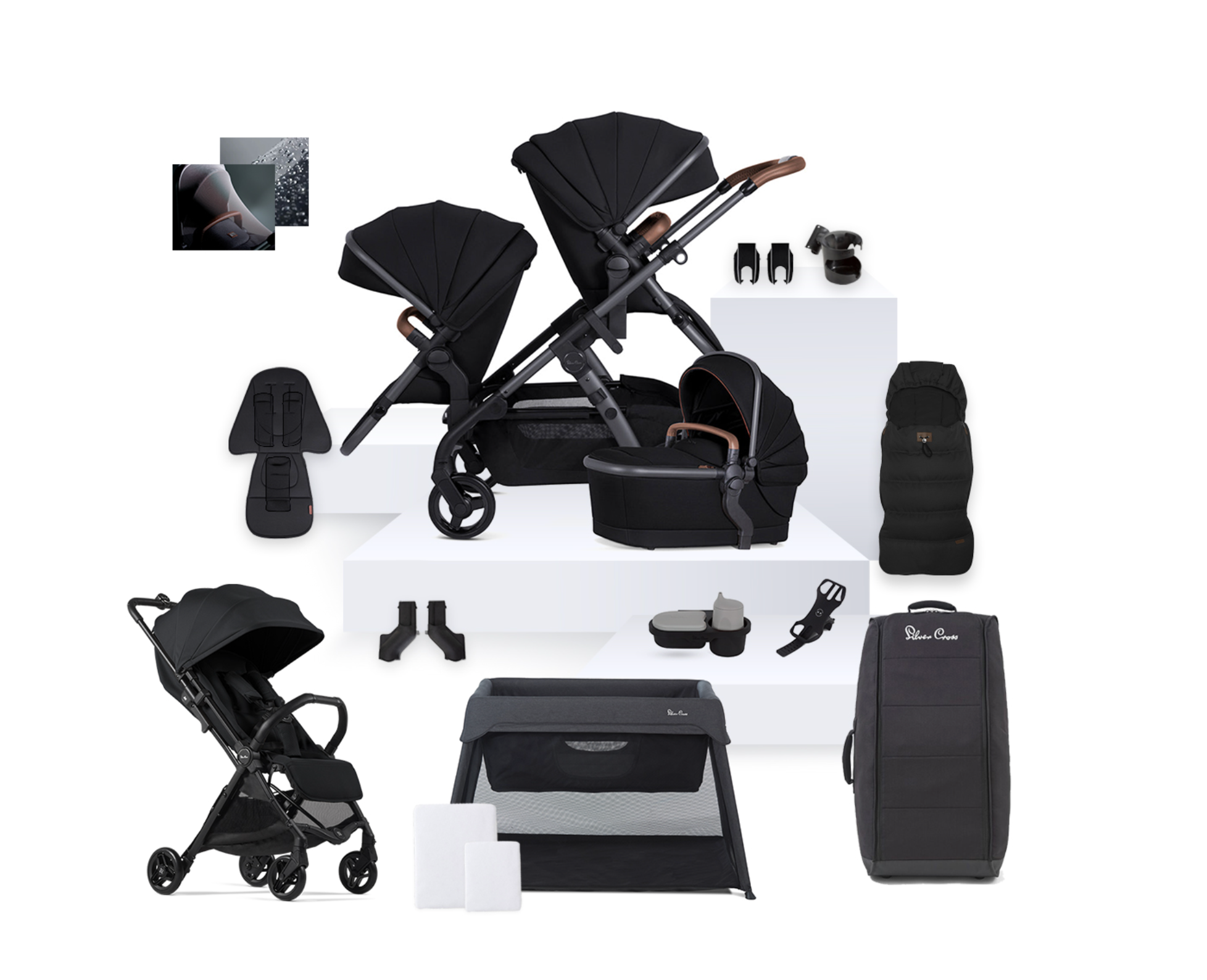 Silvercross Wave 3 Licorice Ultimate Travel Bundle (19 Piece) |ETA End April