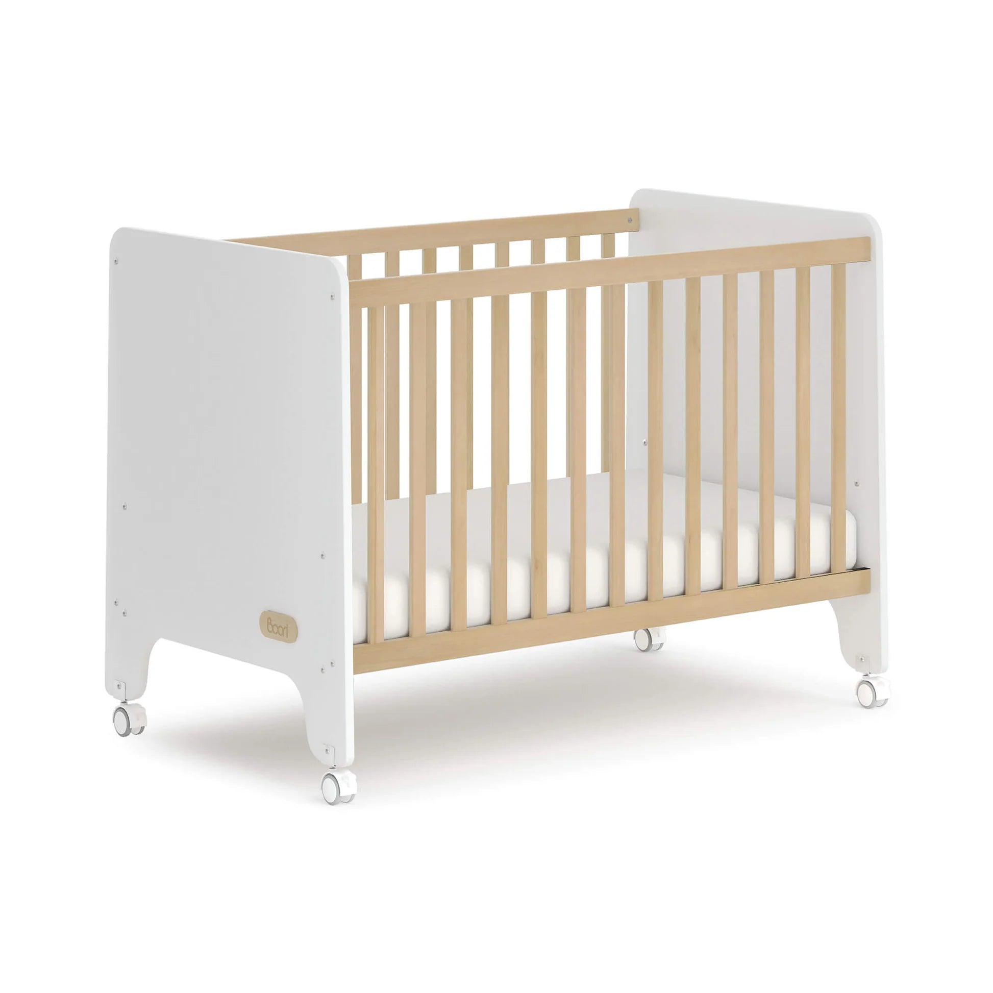 Boori Natty Compact Cot | Barley and Almond