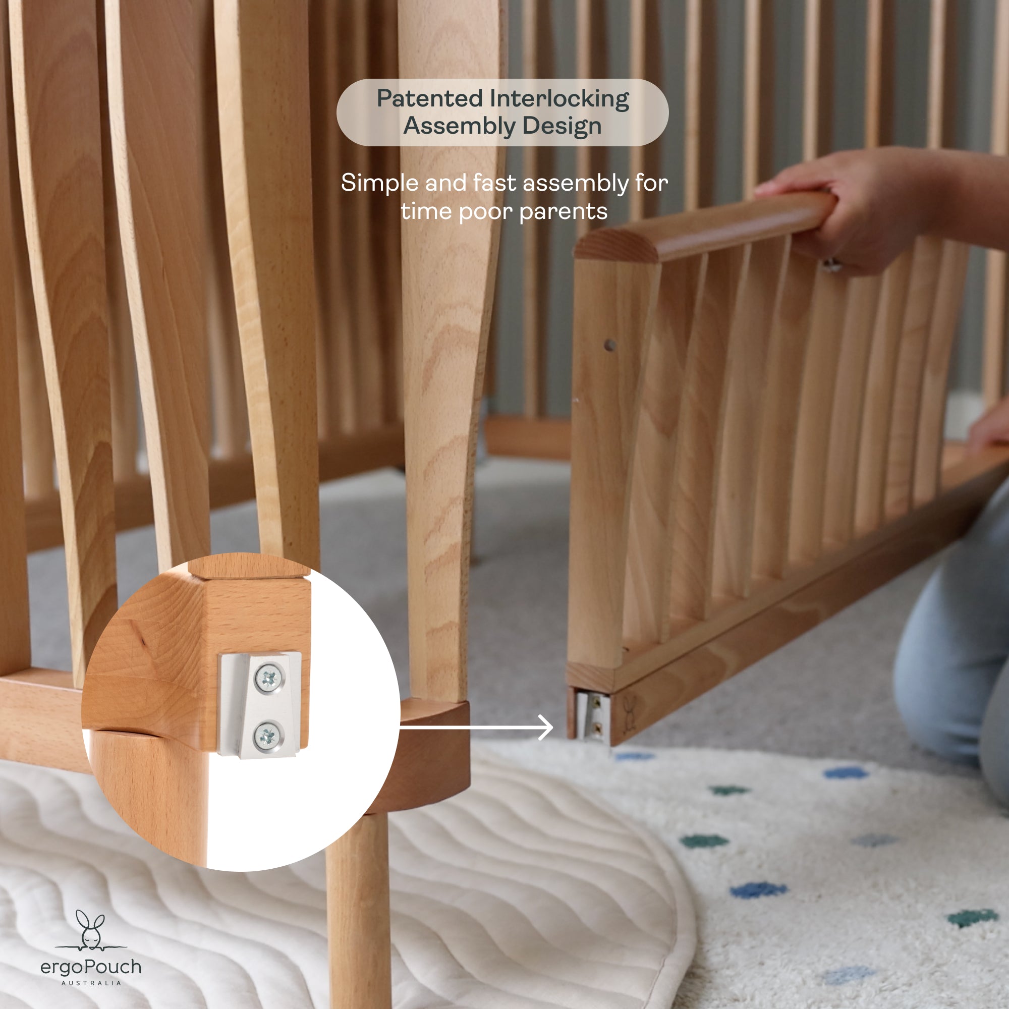 ErgoPouch Ellska Skye Cot Premium Package (Pre-Order Dispatch February 2026)