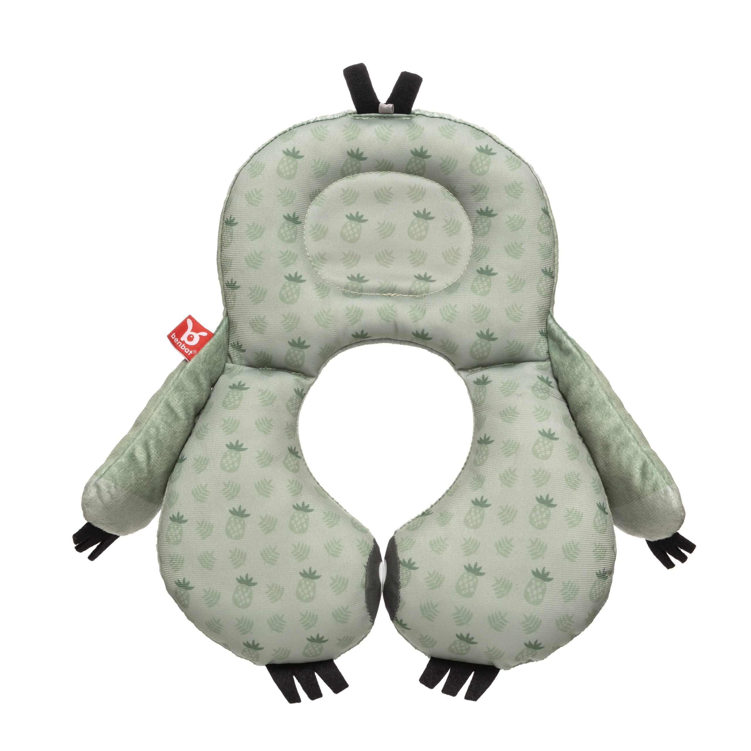 BenBat Travel Toy Pillow for Toddler & Kids 1-4 Years | Luciano Sloth