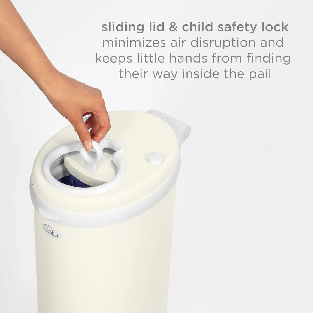 Ubbi Nappy Pail - Matte Ivory