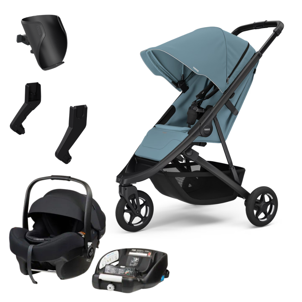 Thule Spring 2- MID BLUE ( 2026 Updated Version) Travel System