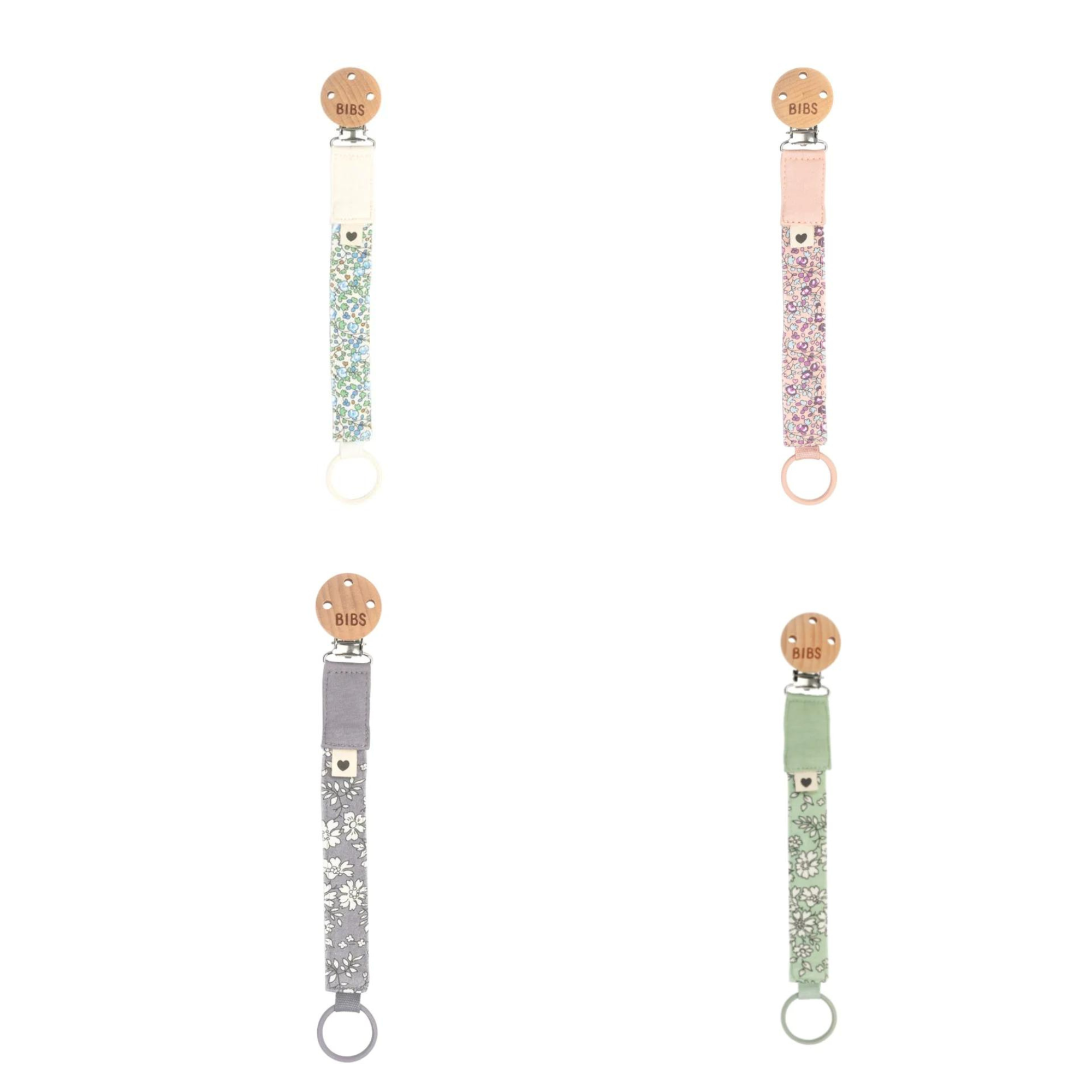 BIBS Liberty Pacifier Clip - Tiny Tots Baby Store 