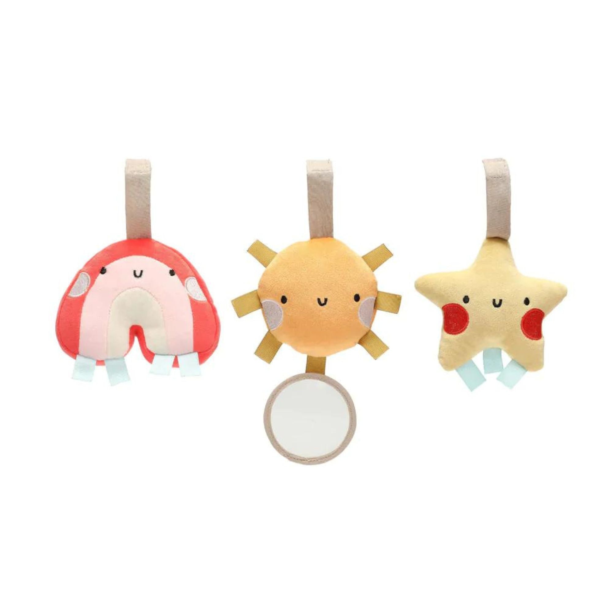 Pearhead Stroller Toy Set of 3 - Rainbow - Tiny Tots Baby Store 