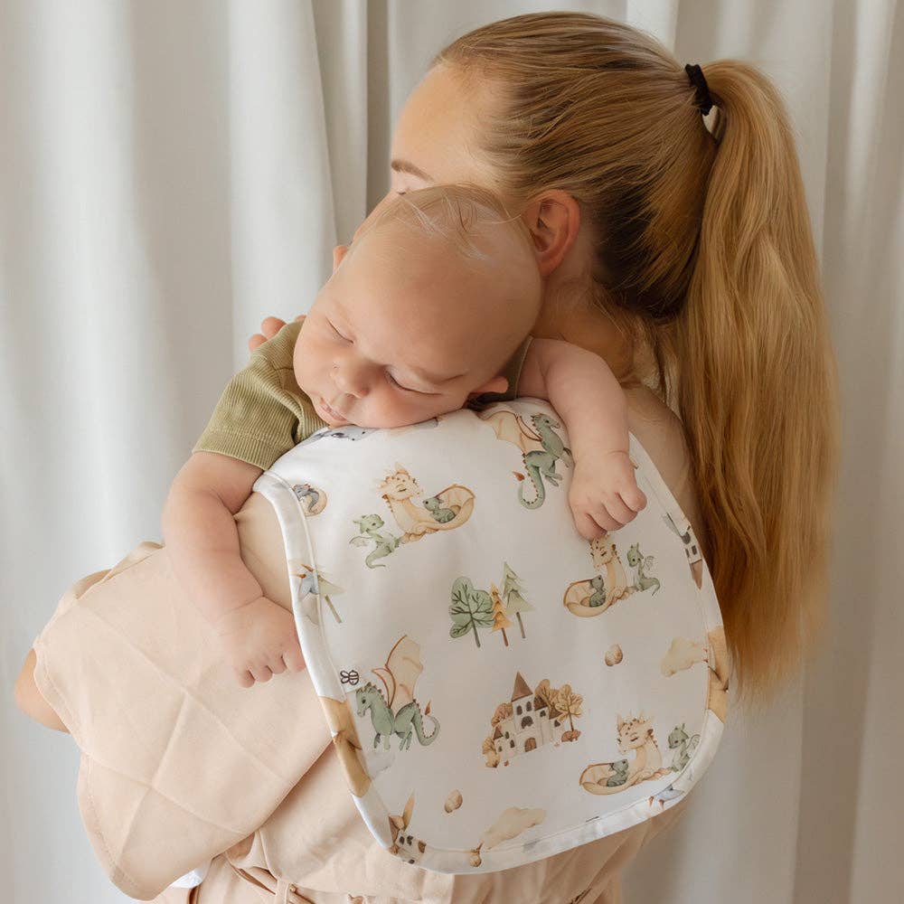 Snuggle Hunny - Dragon Organic Cotton Burp Cloth