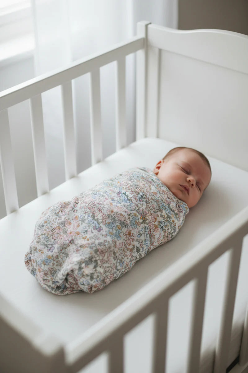 LouLou Lollipop, Muslin Swaddle - English Garden