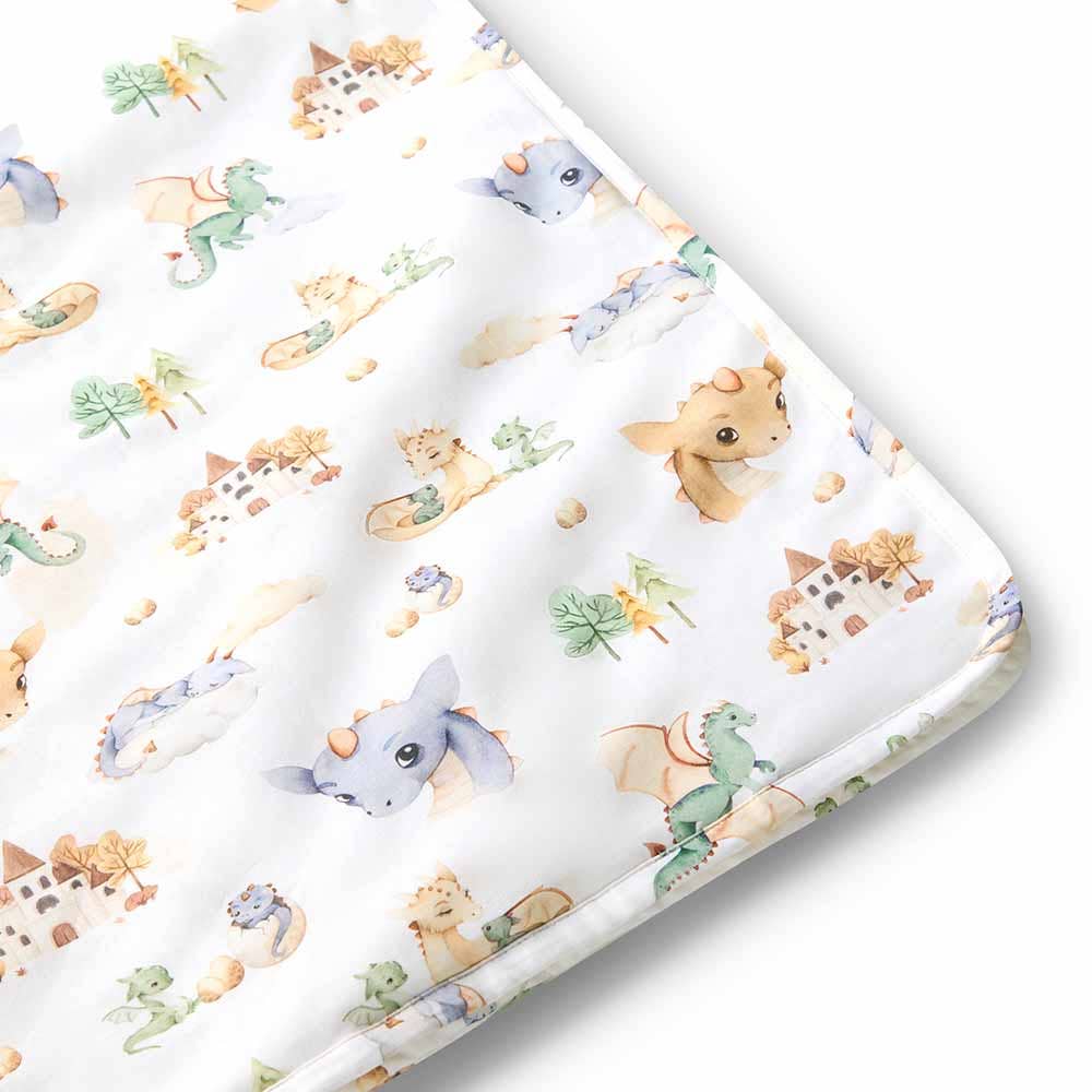 Snuggle Hunny - Dragon Organic Hooded Baby Towel