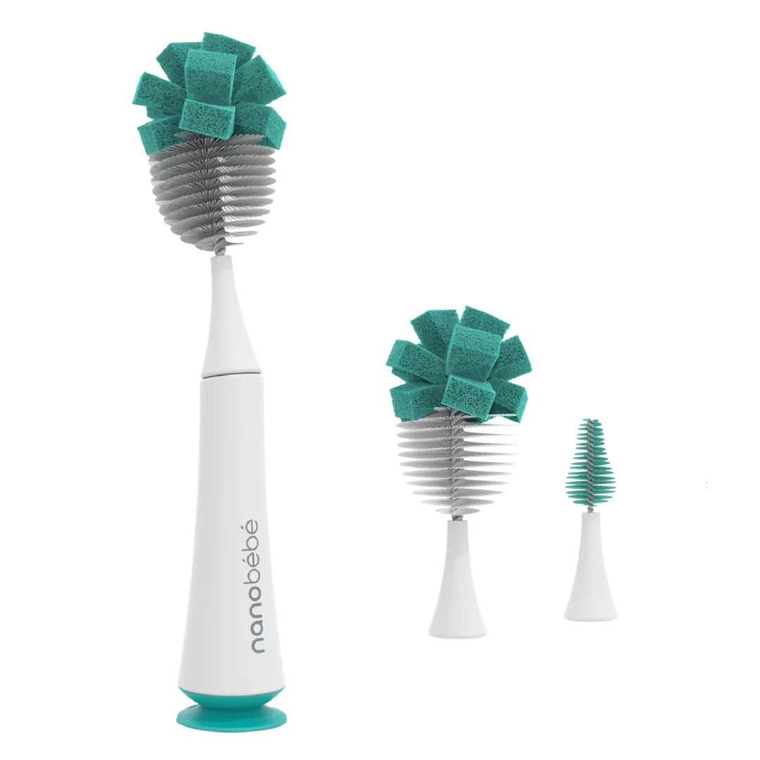 Nanobebe Flexy Brush - Twin Pack - Teal
