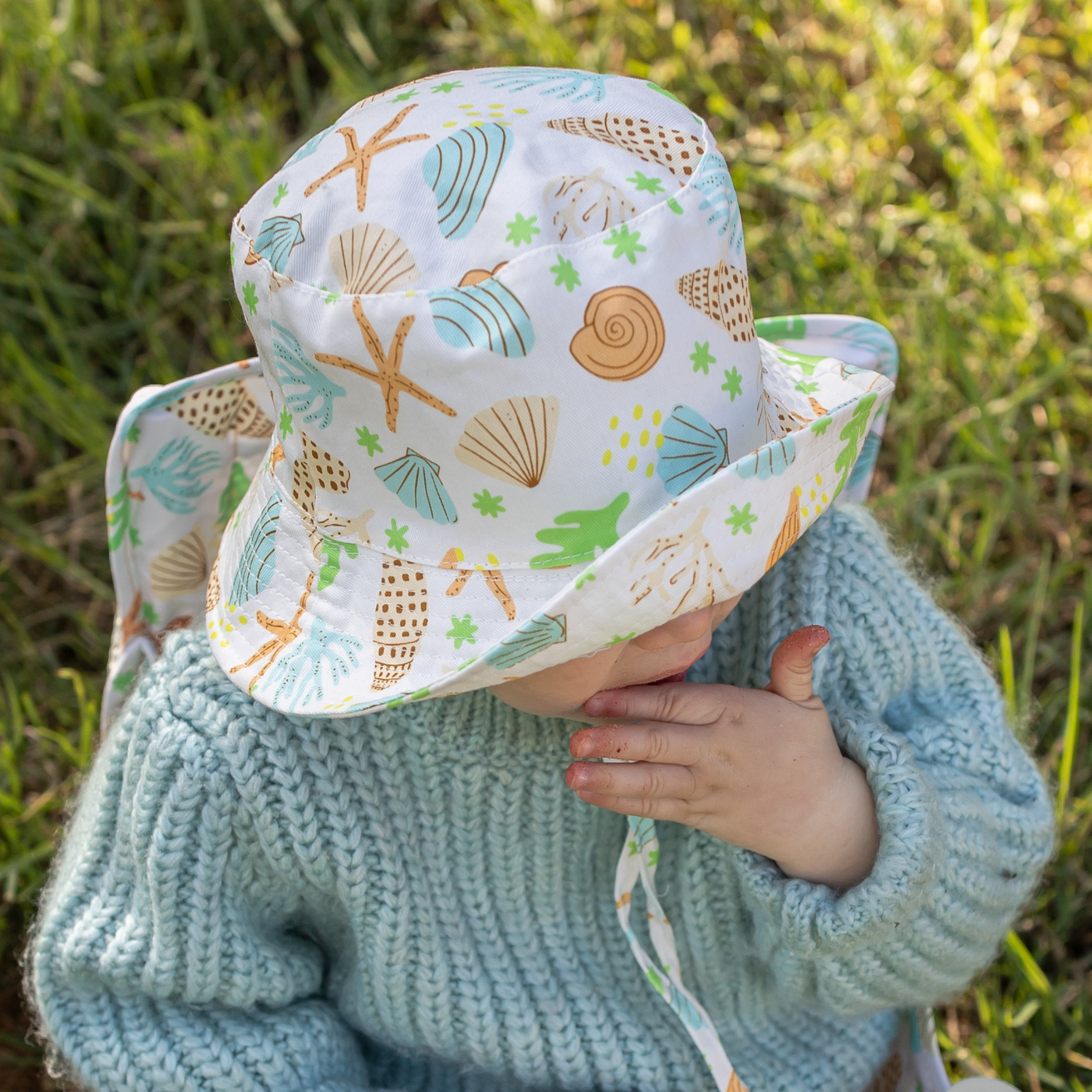 IZIMINI - Sailor baby cotton hat - 48cm (6 to 12 months)