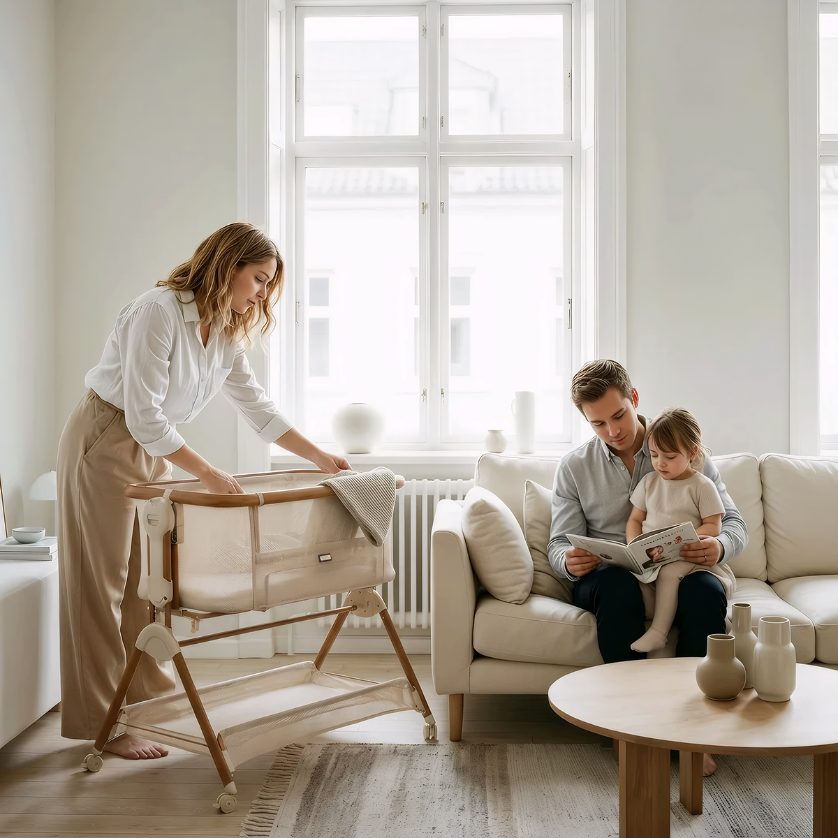 COCOON Breeze bedside bassinet