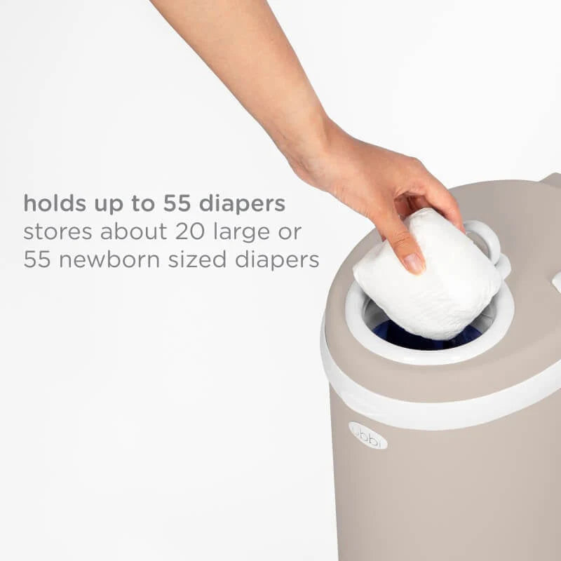 Ubbi Nappy Pail - Matte Taupe