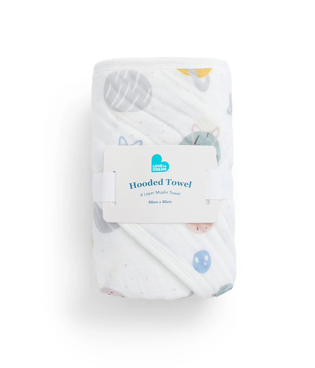 Love To Dream Hooded Towel