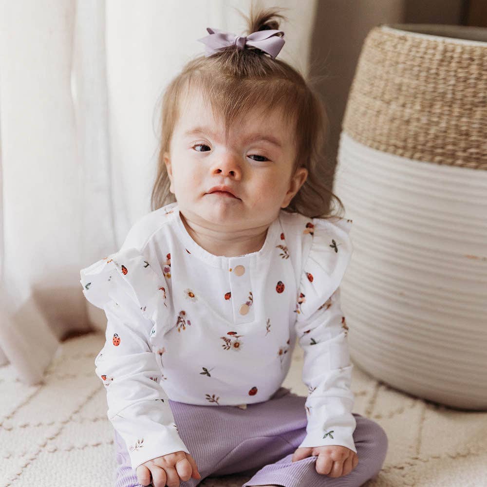Snuggle Hunny - Ladybug Organic Growsuit